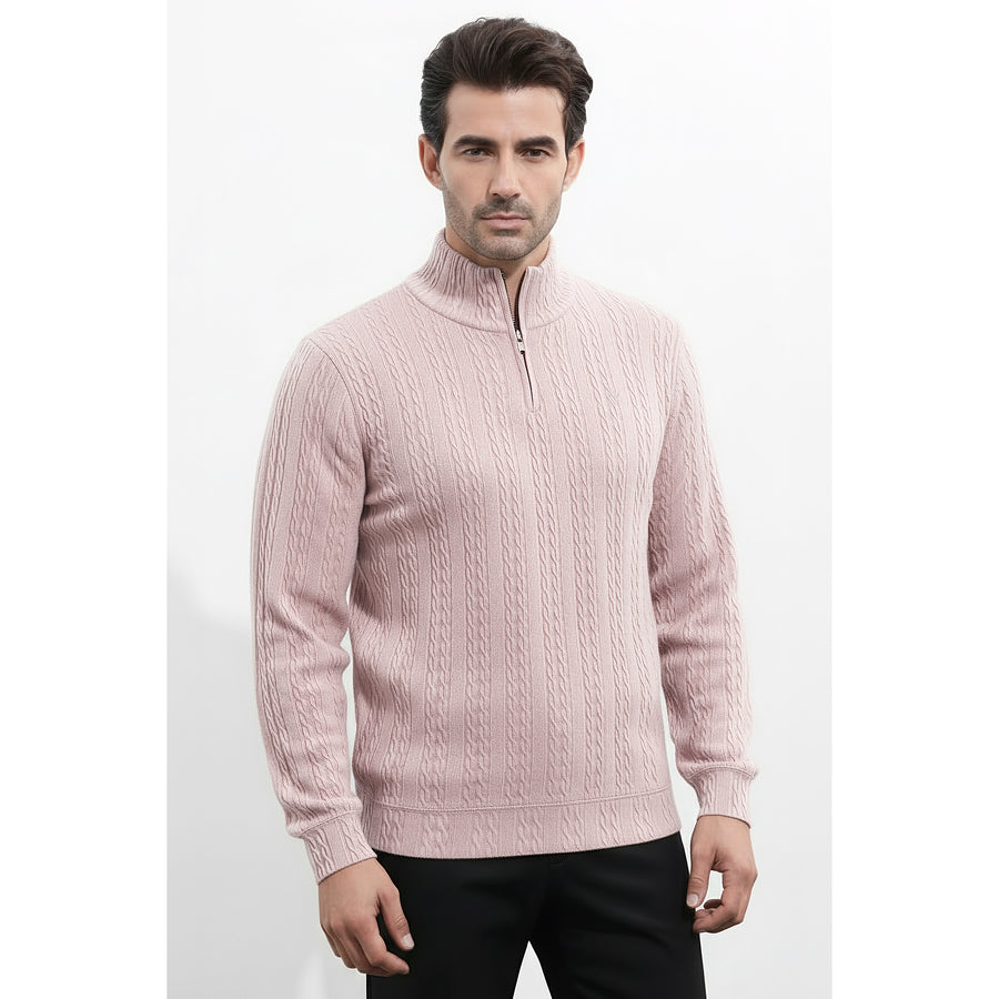 Mens Mock Neck Sweatshirt
