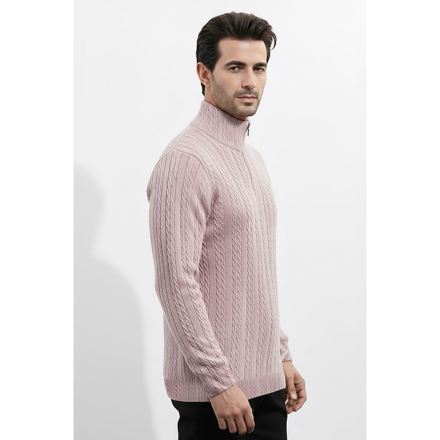 Mens Mock Neck Sweatshirt
