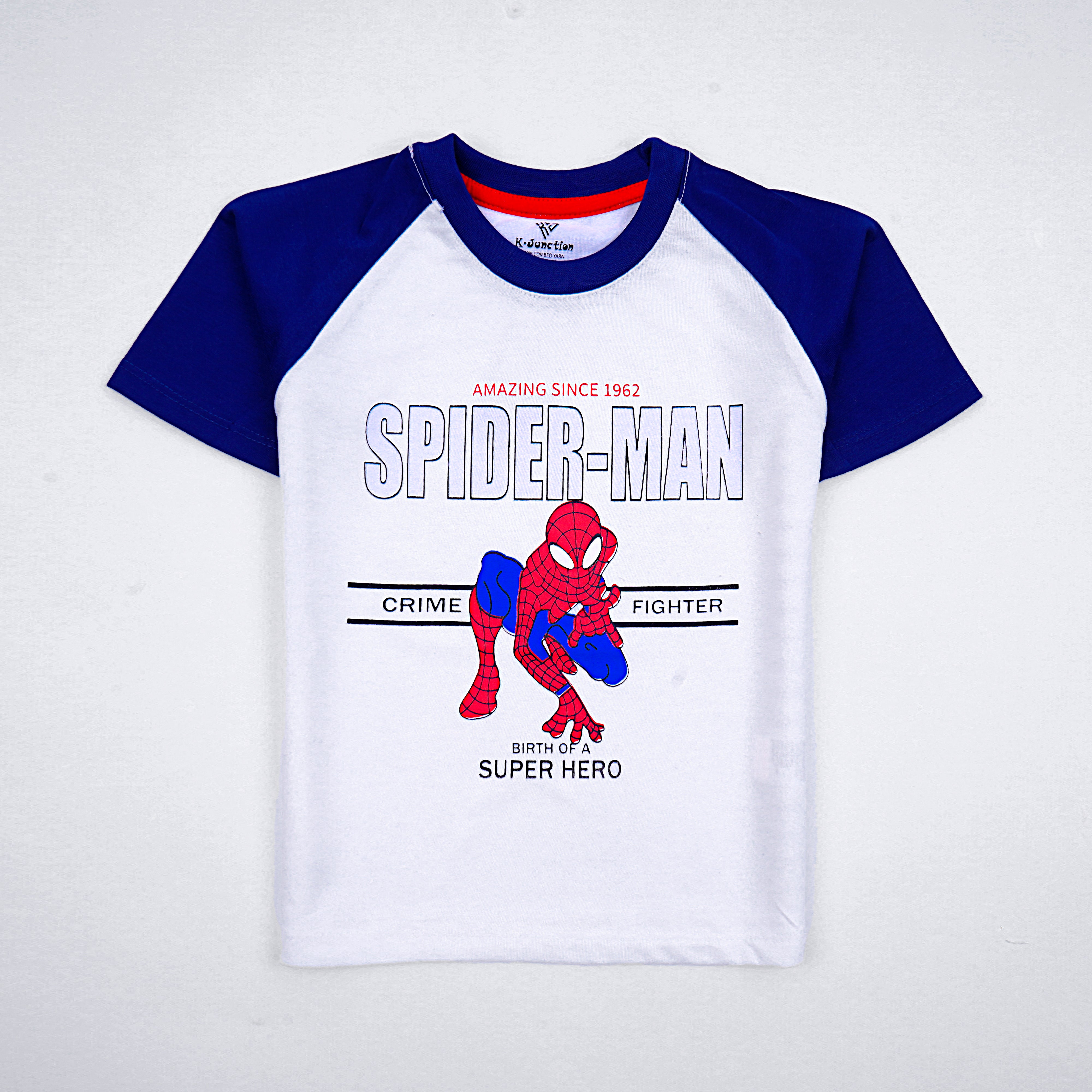 Boys Half Sleeves-Printed T-Shirt (Spider)