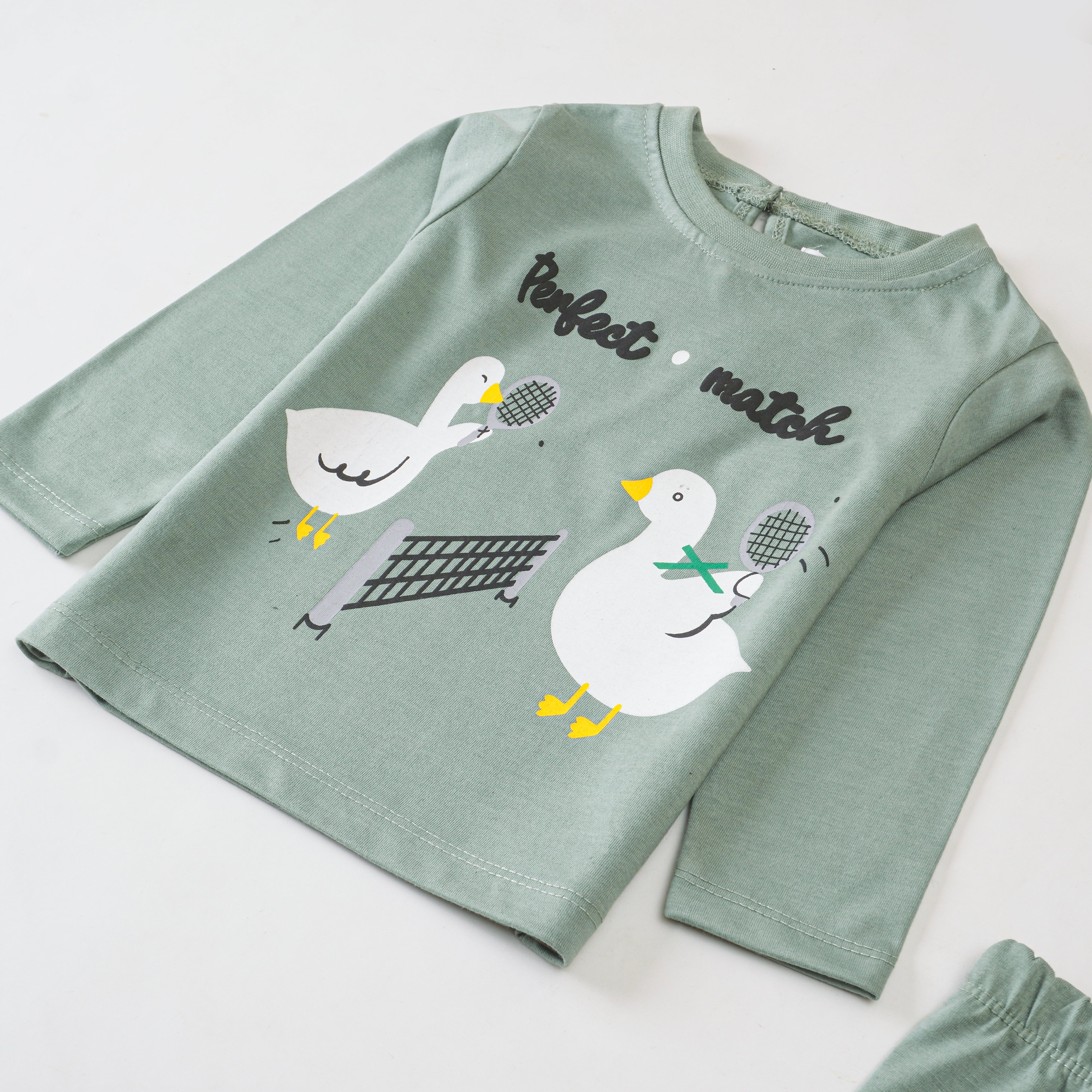 Girls Printed Full Sleeve Suit