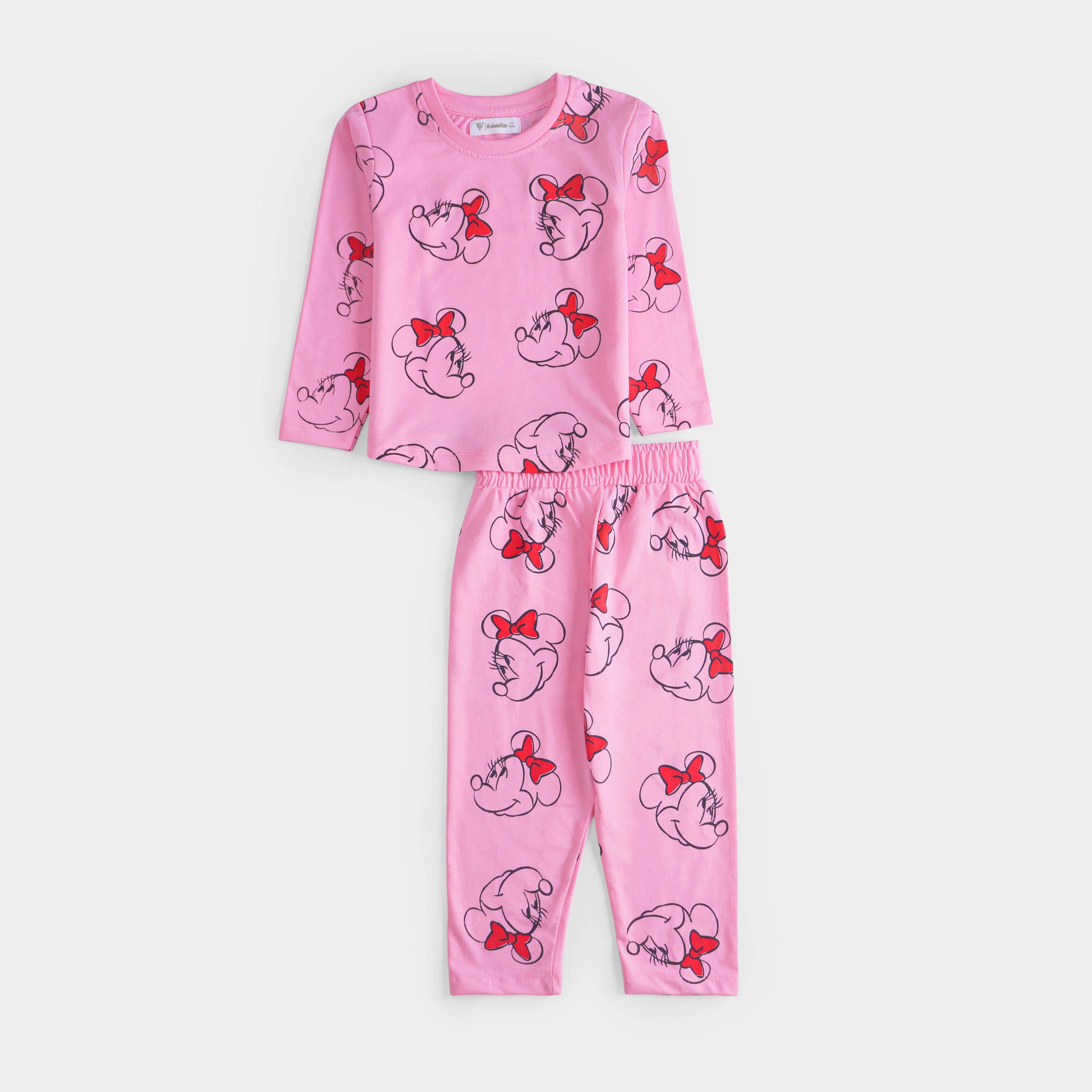 Girls Printed Full Sleeve Suit