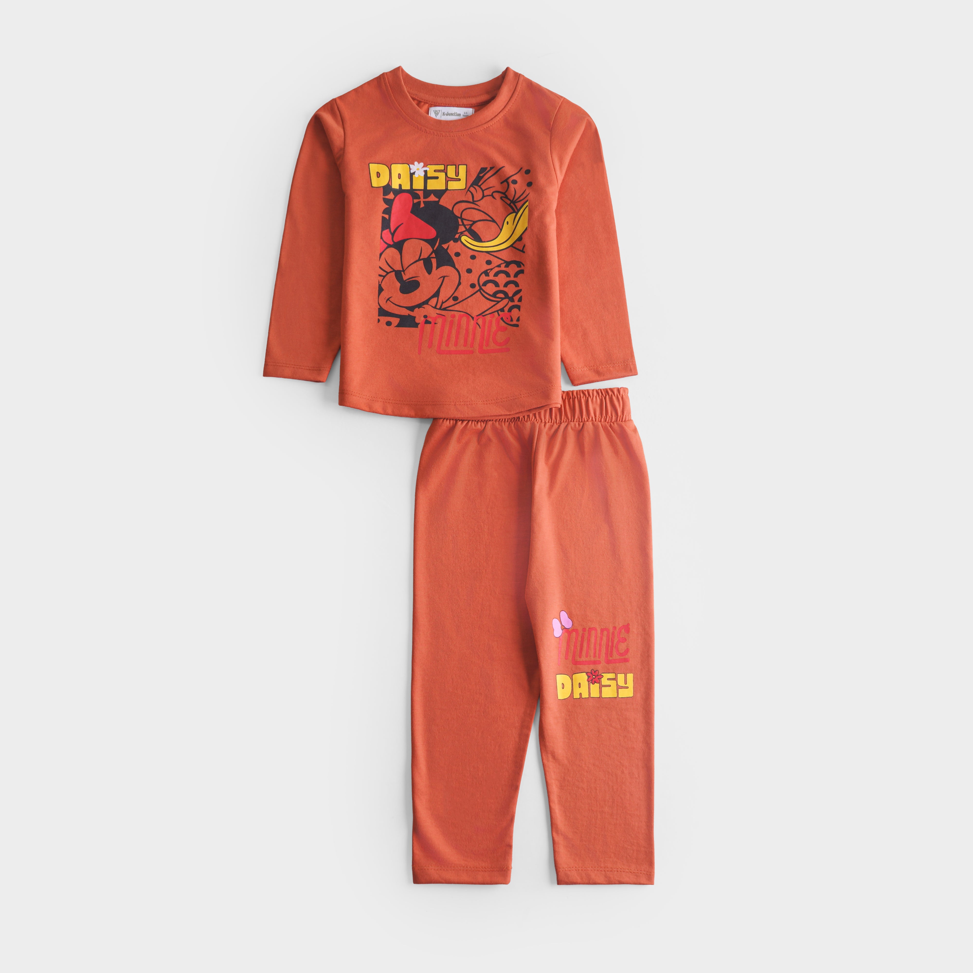 Girls Printed Full Sleeve Suit