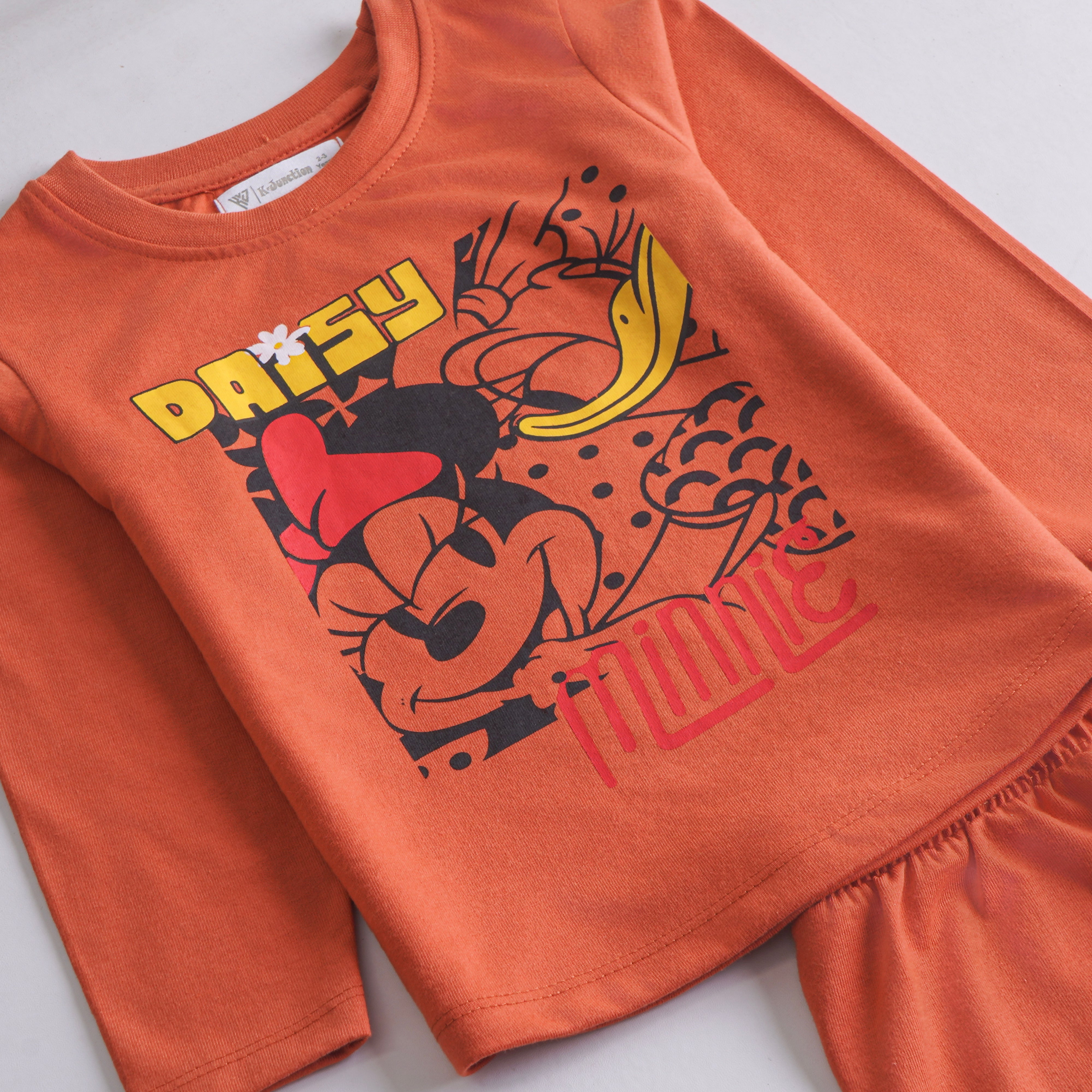 Girls Printed Full Sleeve Suit