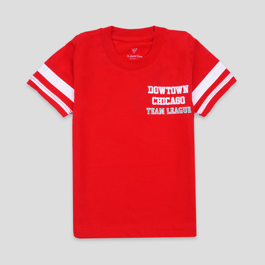 Boys Half Sleeves-Printed T-Shirt (Downtown)