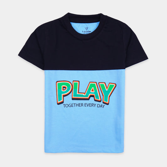 Boys Half Sleeves-Printed T-Shirt (Play)