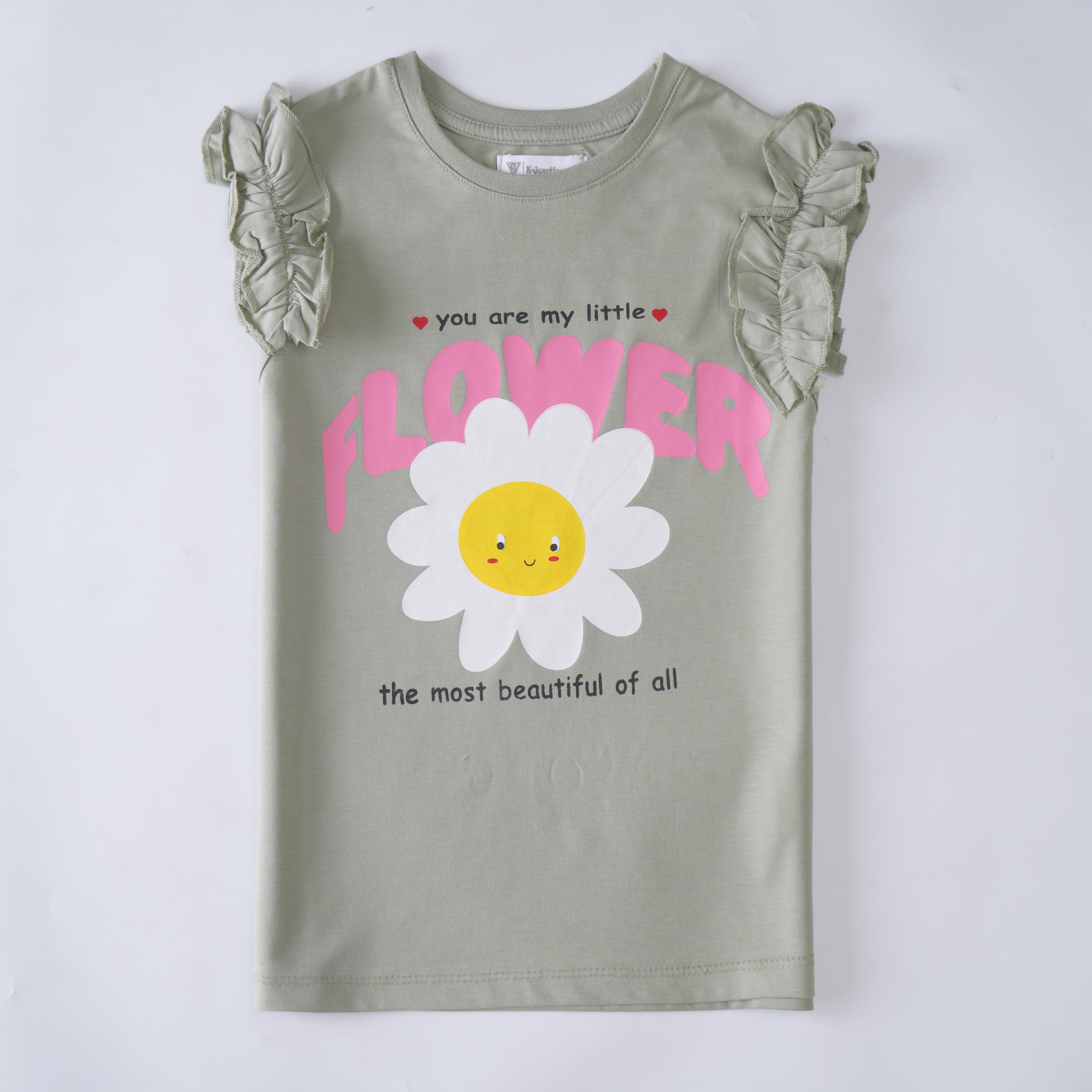 Girls H/S t shirt (Flower)