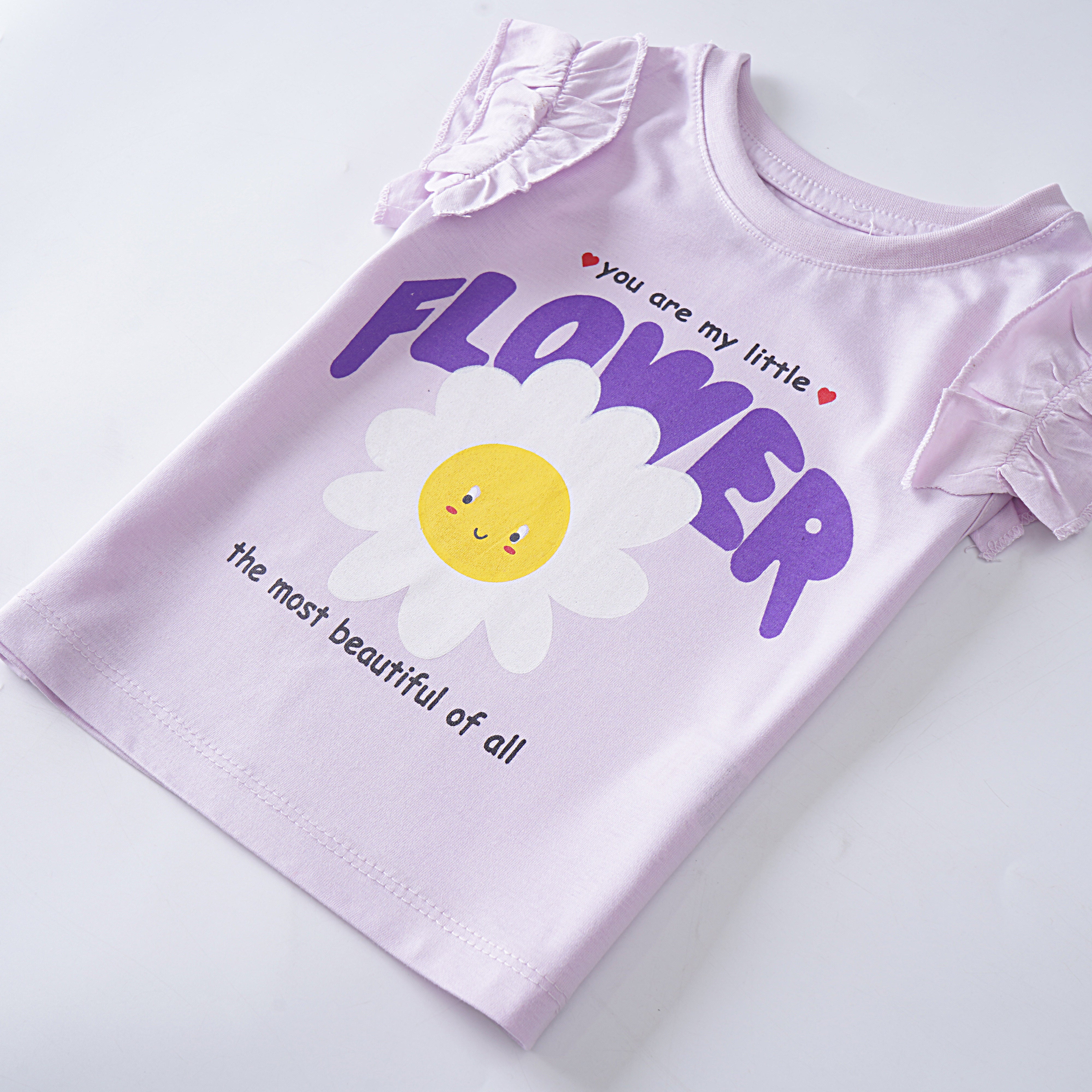 Girls H/S t shirt (Flower)