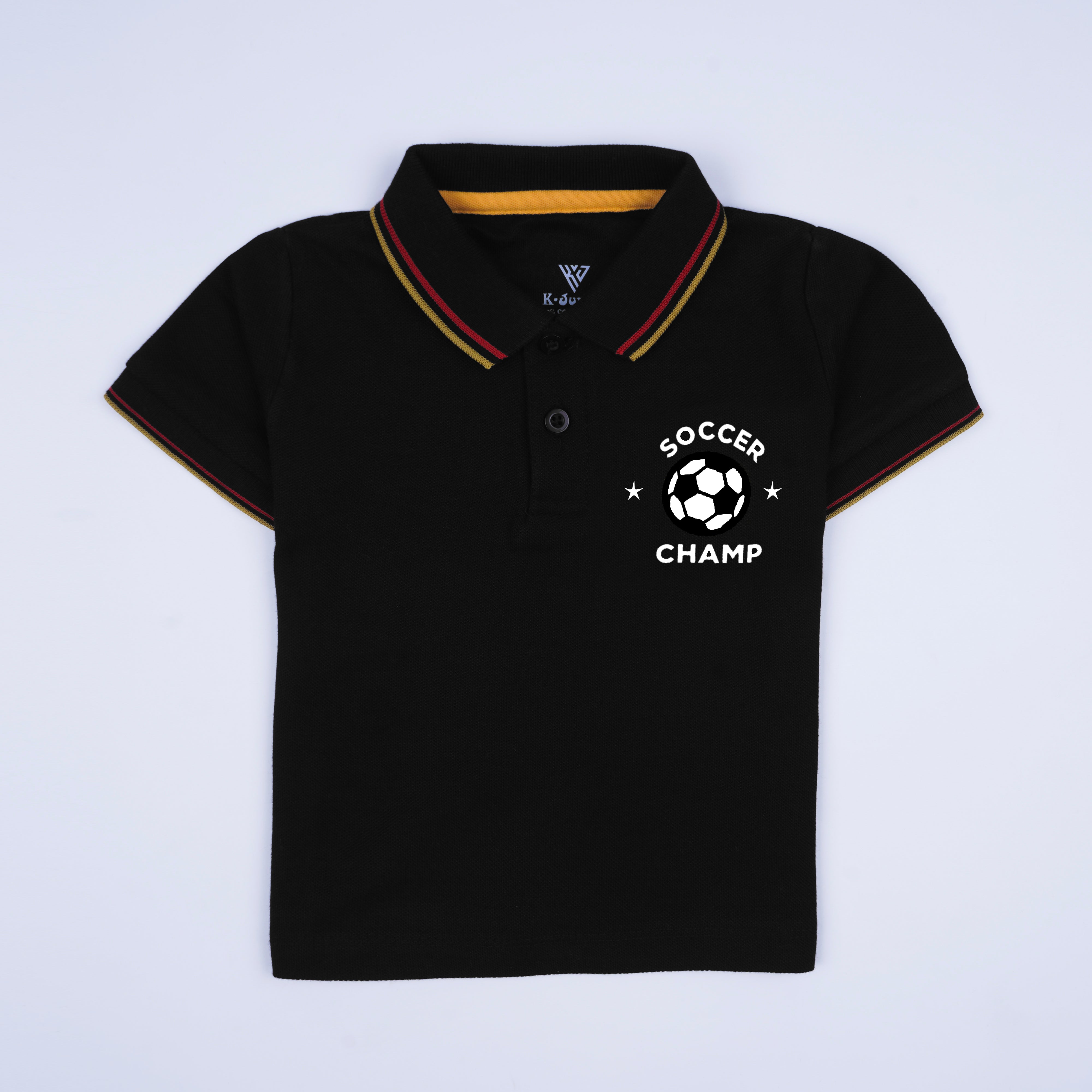 Boys Half Sleeves Polo T-Shirt (Soccer)