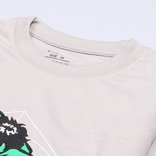 Boys Half Sleeves-Printed T-Shirt (Hulk)