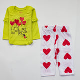 Infant Baby Printed Full Sleeve Suit (Love)