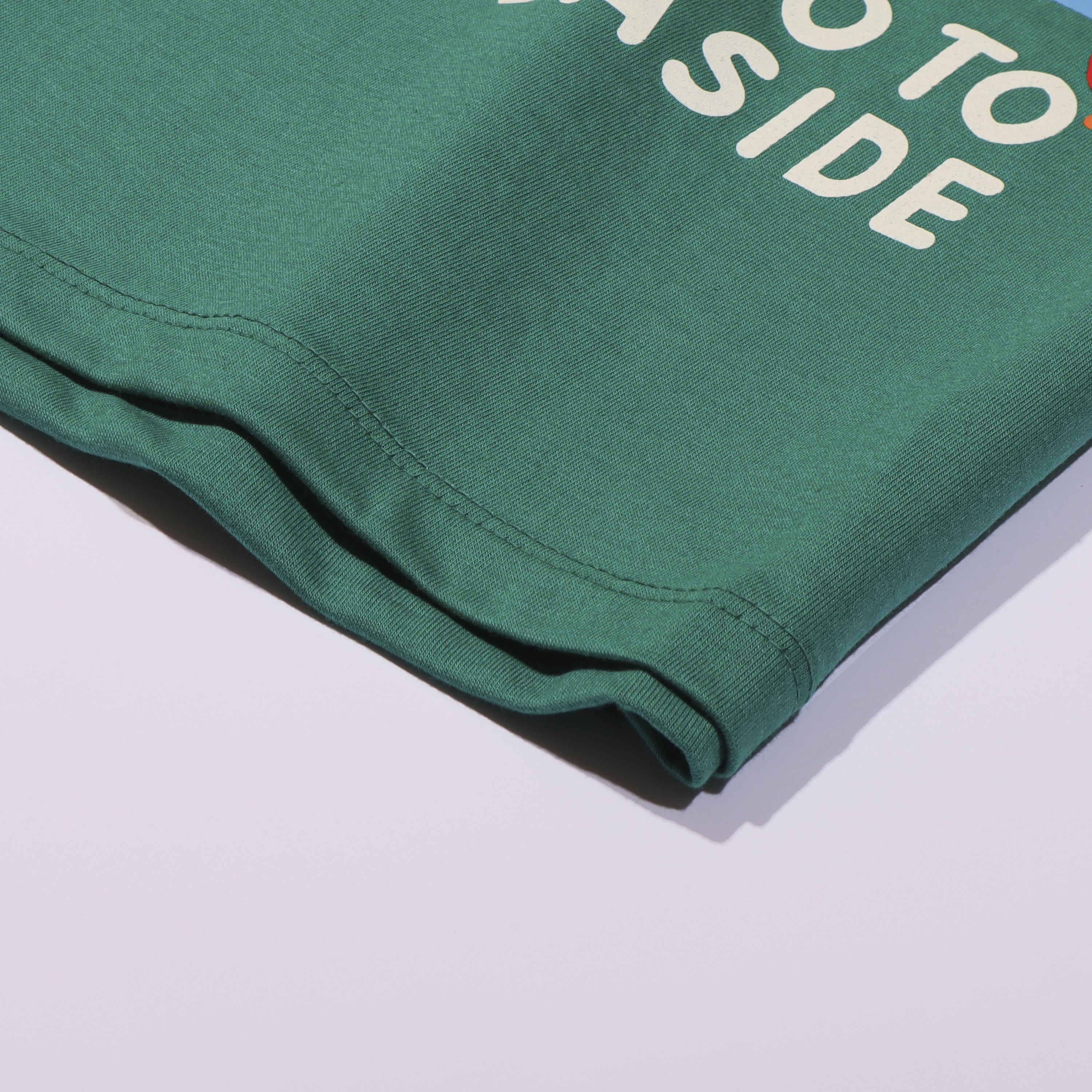 Boys Half Sleeves-Printed T-Shirt (Sea-Side)