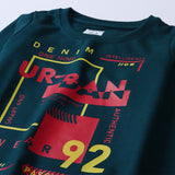 Boys Printed Full Sleeve Sweat T-Shirt (Urban)