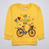 Girls Sweatshirt Code-(  Life Is Beautiful Ride )