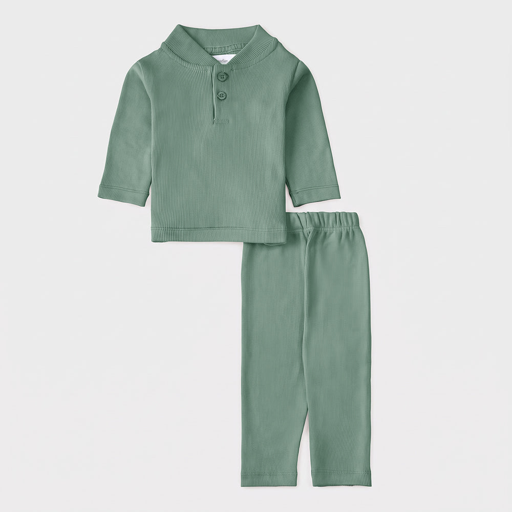 Unisex Rib 2 Pcs Suit