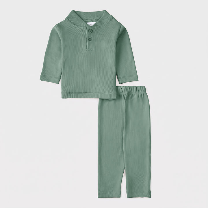Unisex Rib 2 Pcs Suit