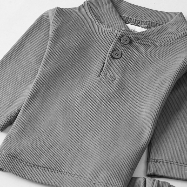 Unisex Rib 2 Pcs Suit