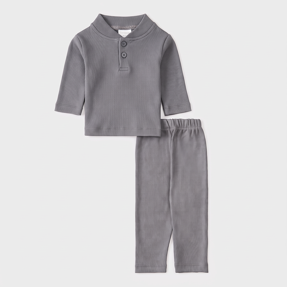 Unisex Rib 2 Pcs Suit