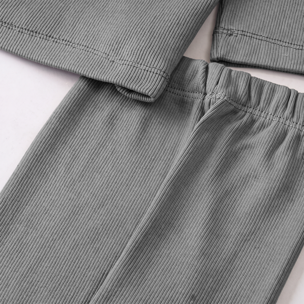 Unisex Rib 2 Pcs Suit