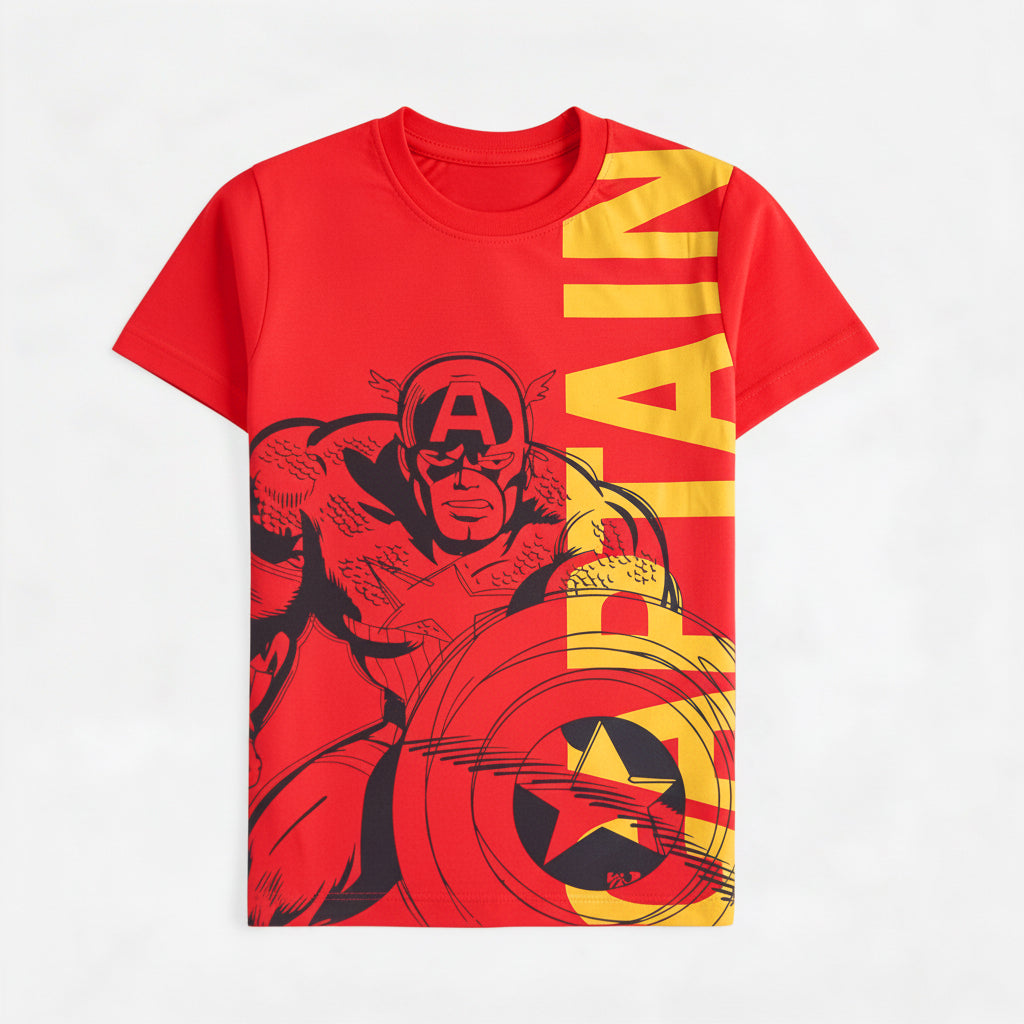 Boys Half Sleeves-Printed T-Shirt