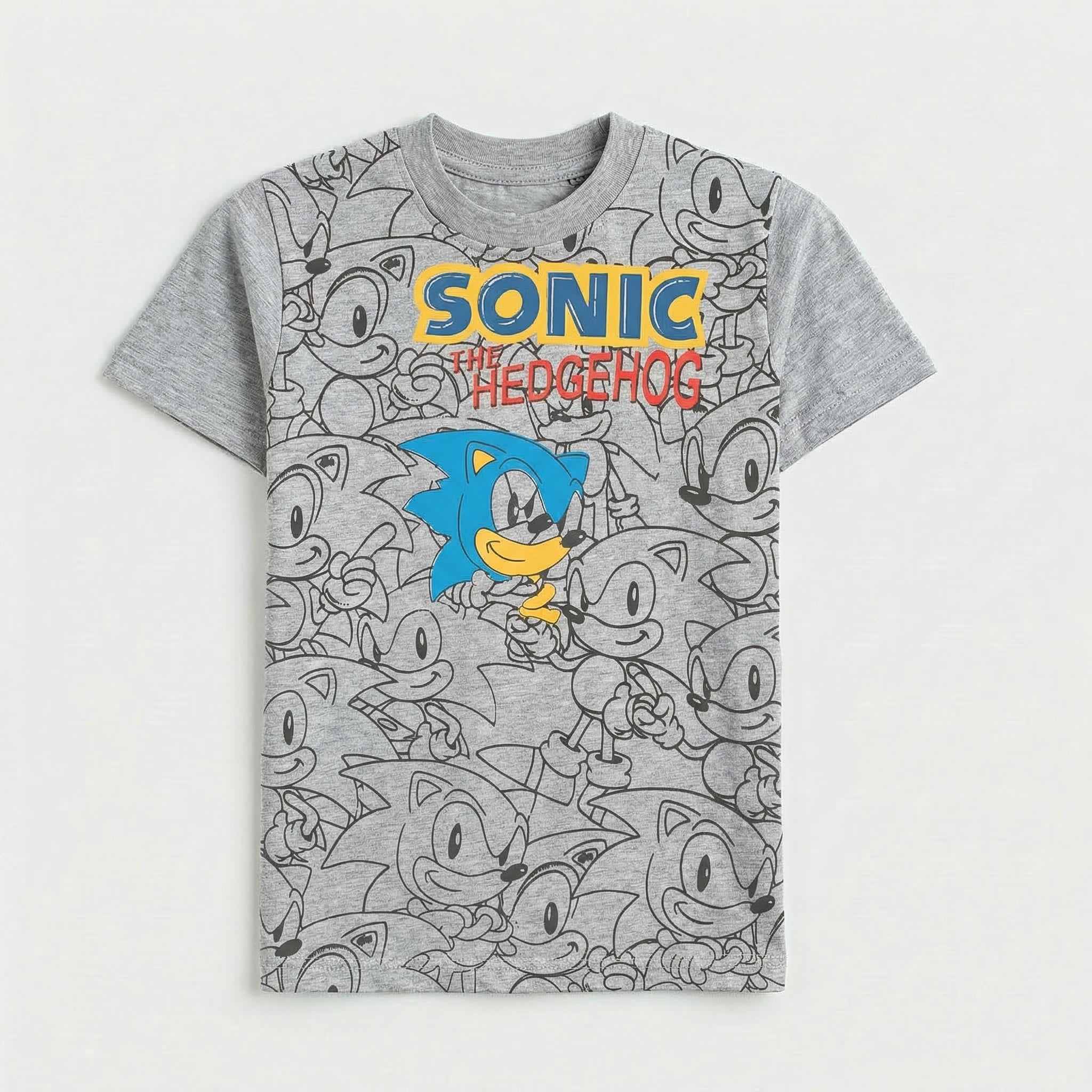 Infant Boys Half Sleeves-Printed T-Shirt (Sonic-2)