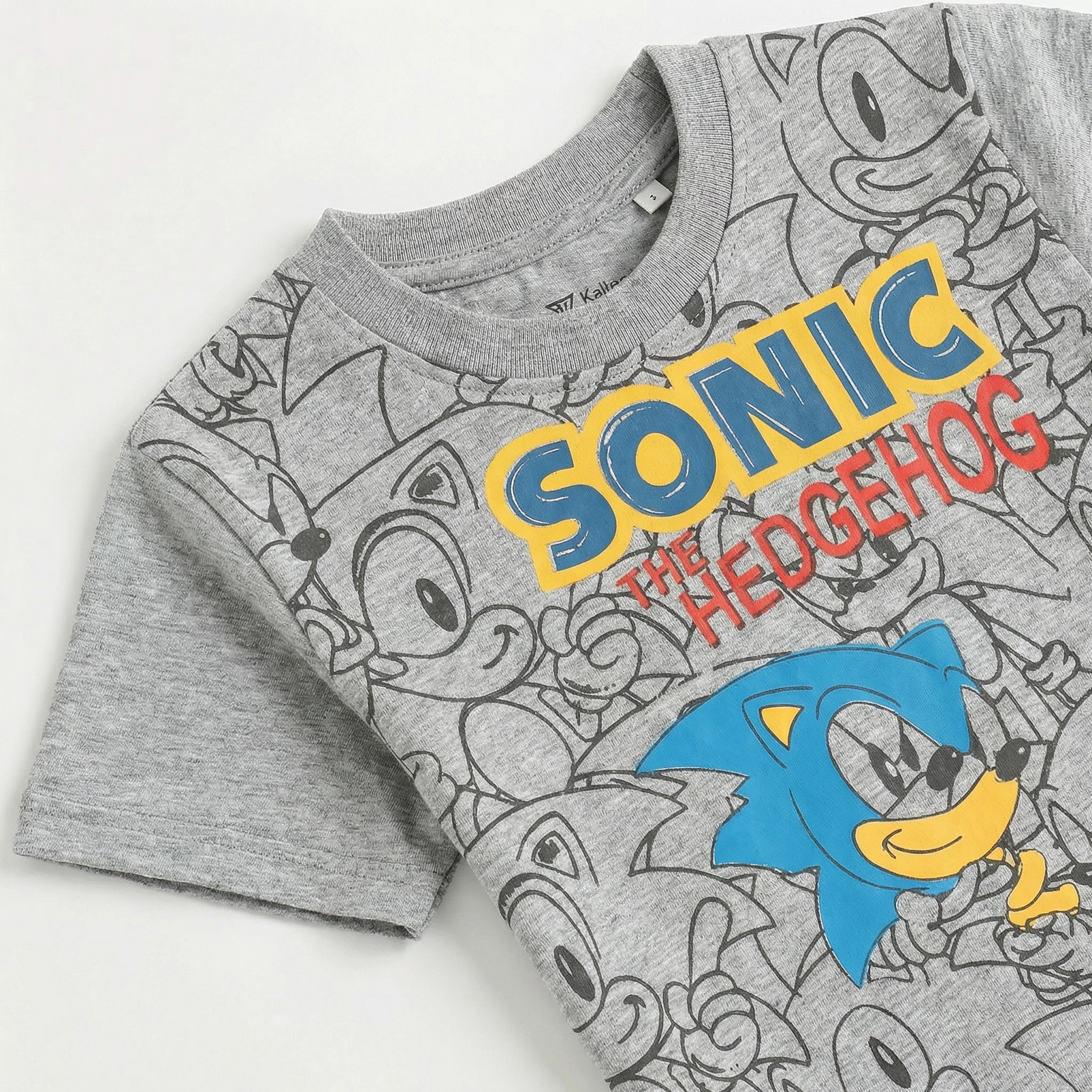 Infant Boys Half Sleeves-Printed T-Shirt (Sonic-2)