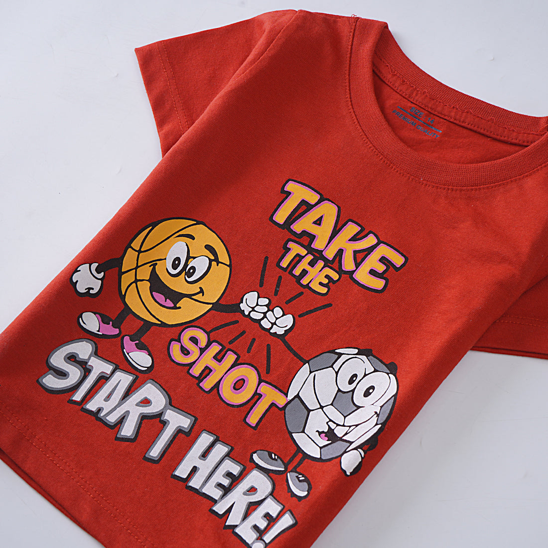 Infant Boys Half Sleeves-Printed T-Shirt (Take)