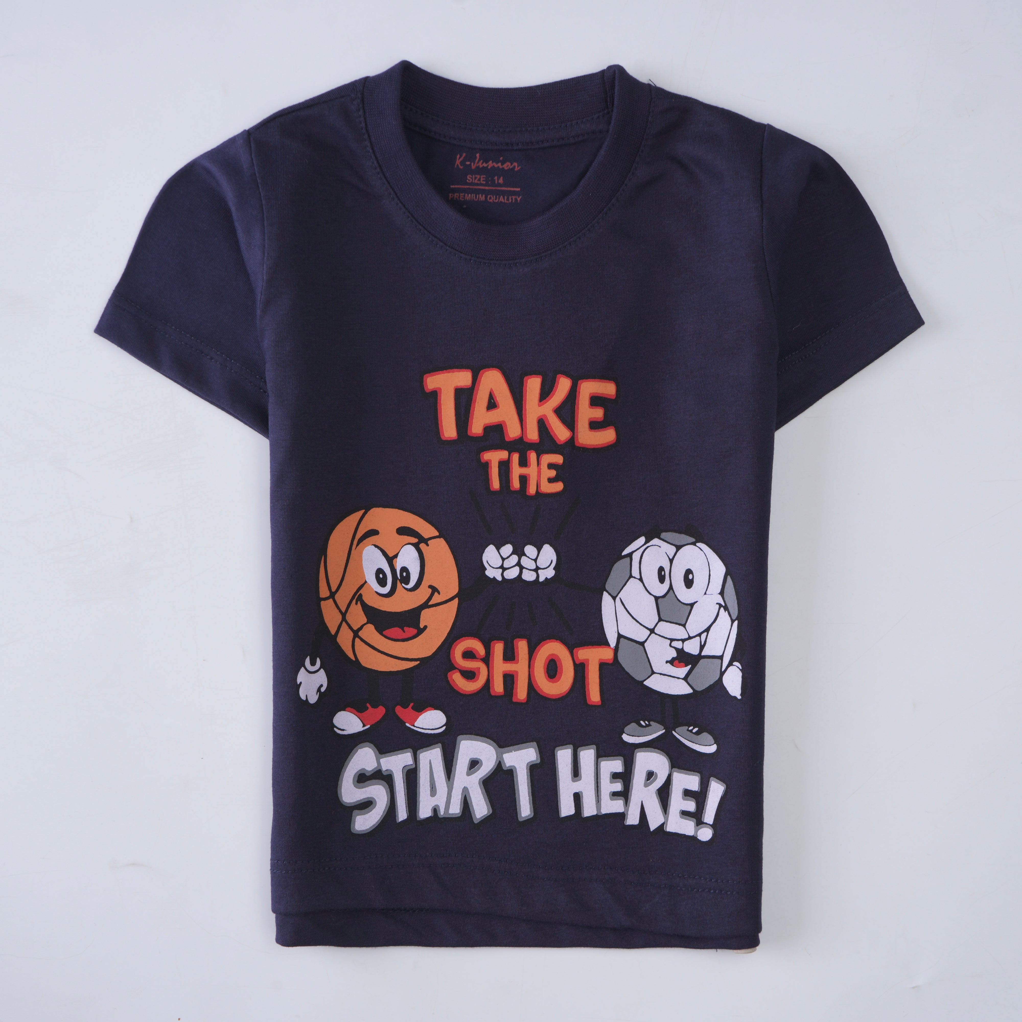 Infant Boys Half Sleeves-Printed T-Shirt (Take)