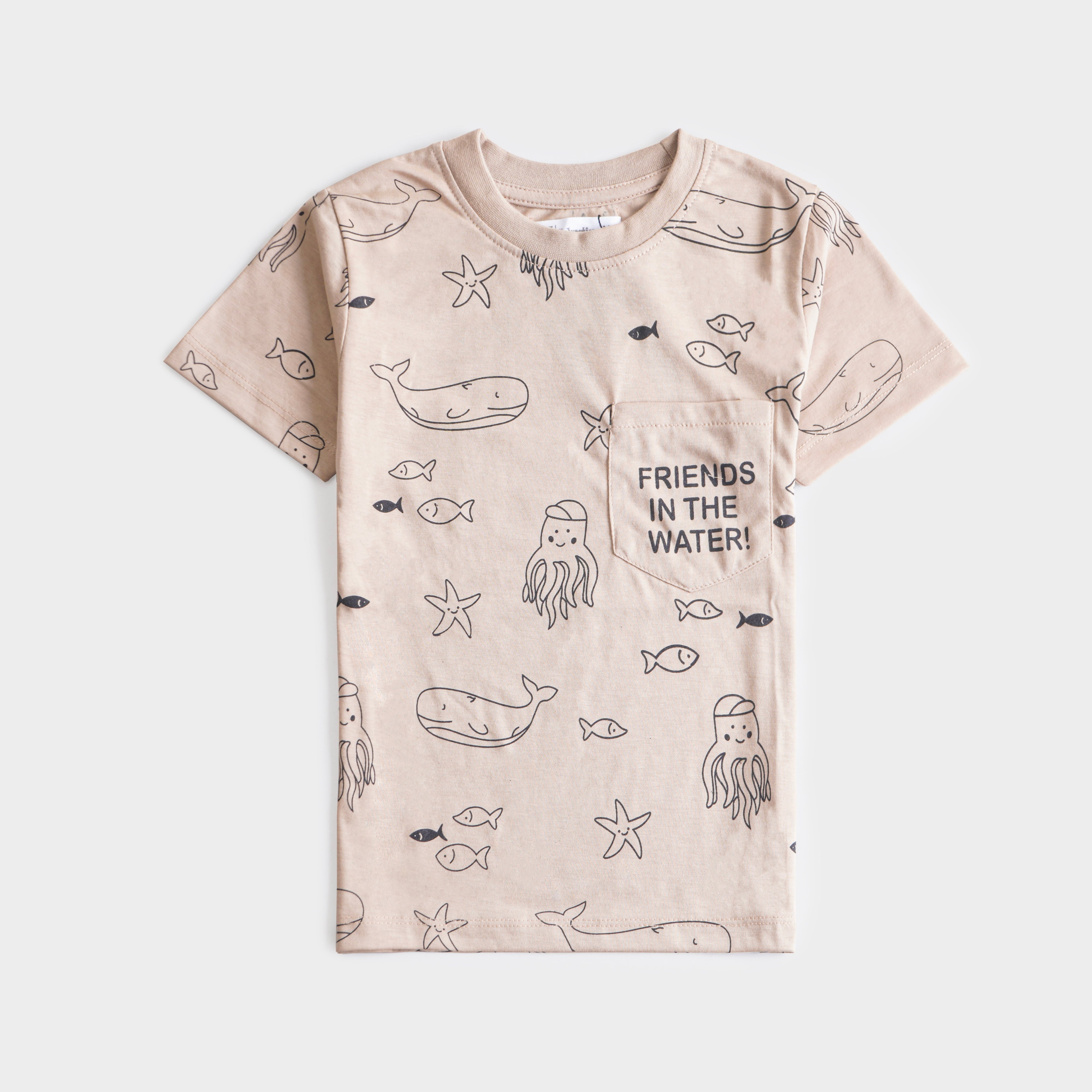 Boys Half Sleeves-Printed T-Shirt