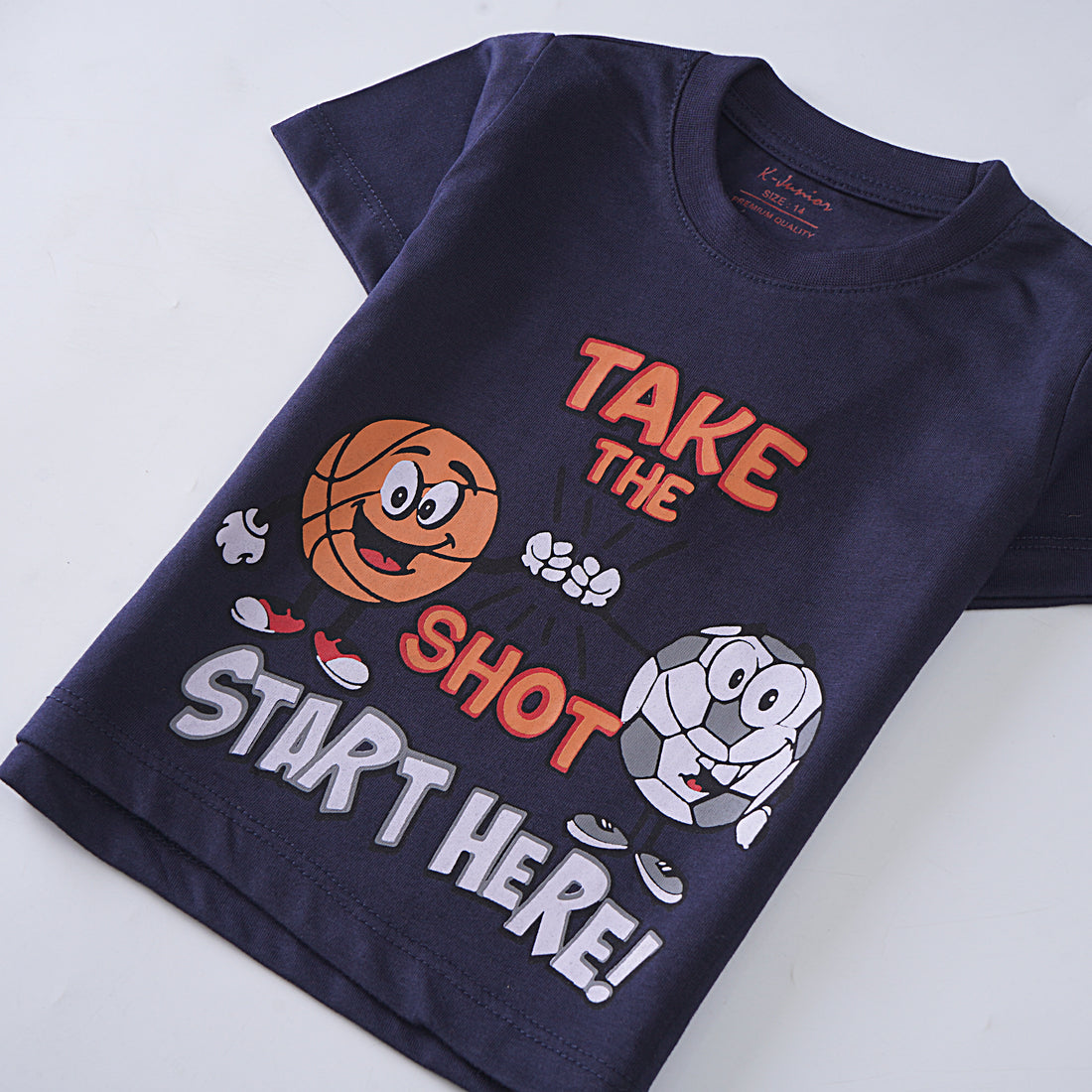 Infant Boys Half Sleeves-Printed T-Shirt (Take)