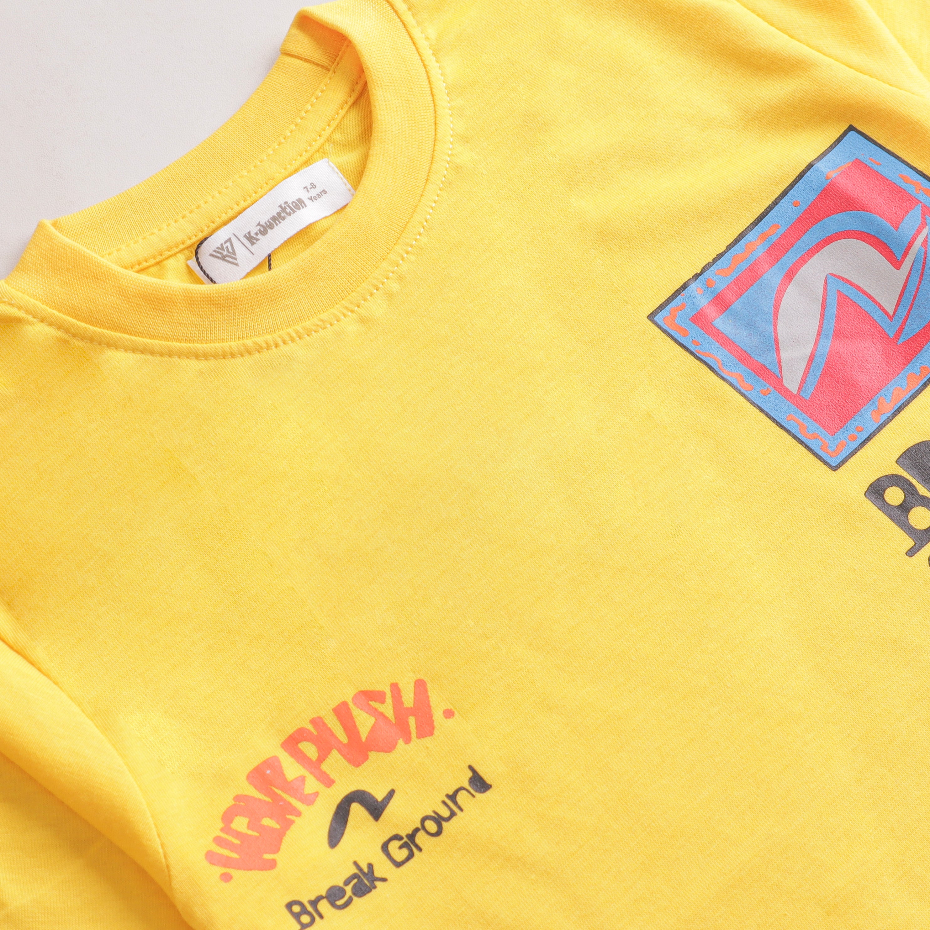 Boys Half Sleeves-Printed T-Shirt