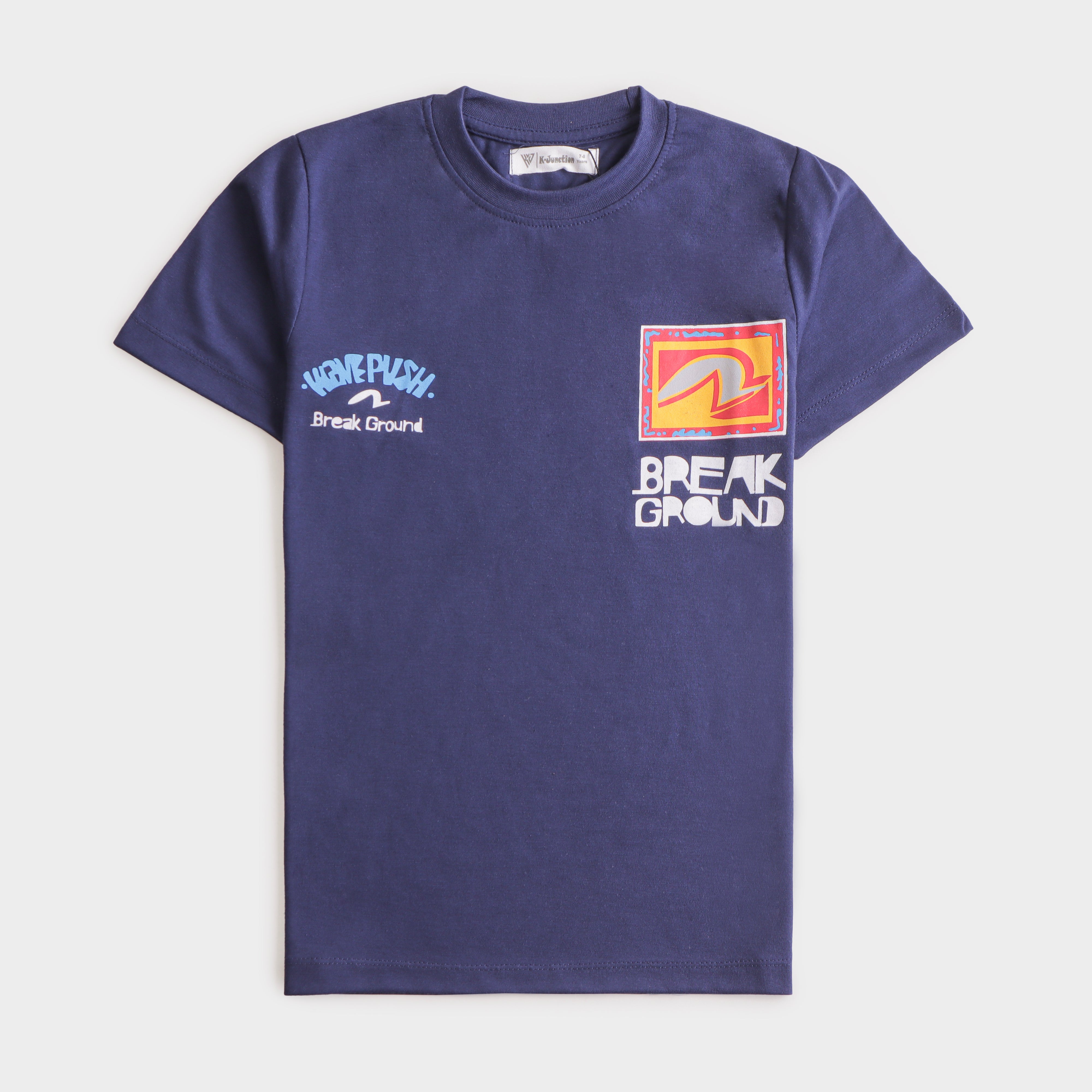 Boys Half Sleeves-Printed T-Shirt