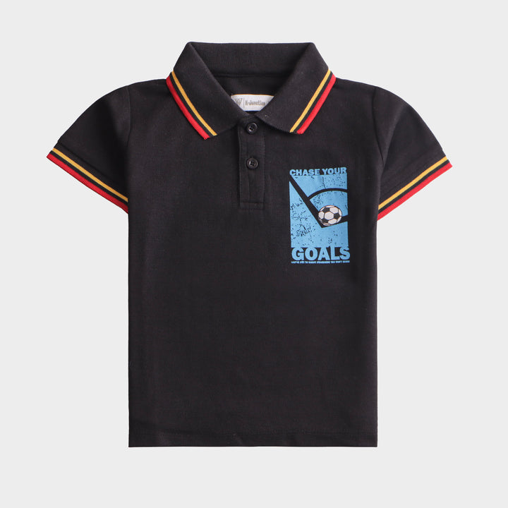Boys Half Sleeves Polo T-Shirt