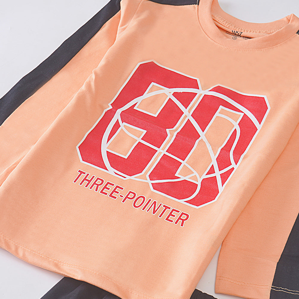 Boys Printed Full Sleeve Suit (80)