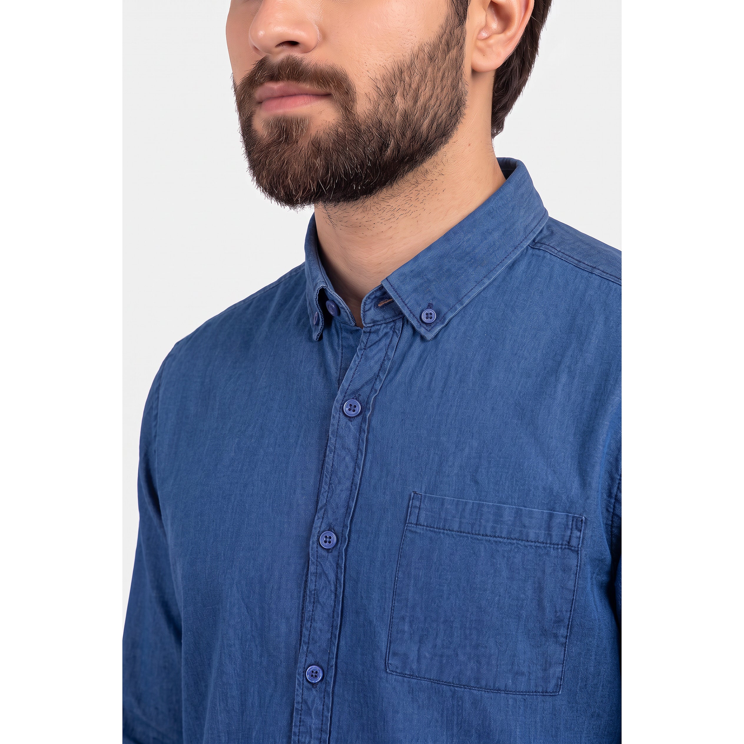Mens Denim Shirt (1 Pocket)