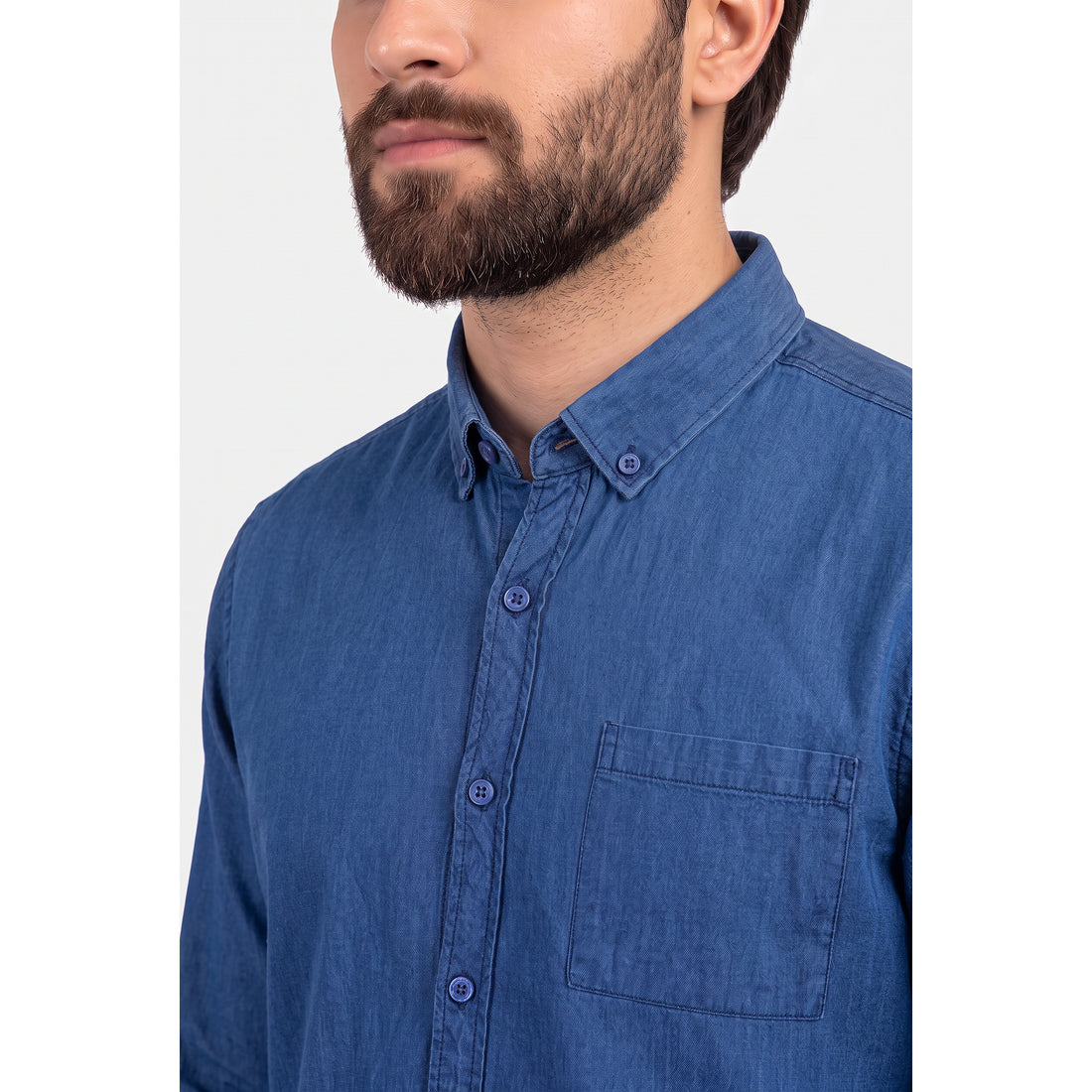 Mens Denim Shirt (1 Pocket)