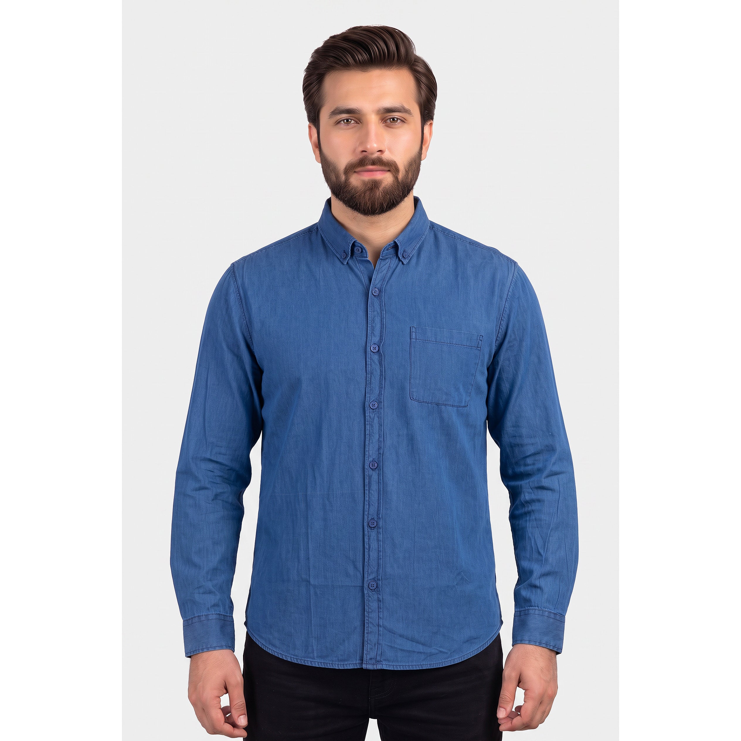 Mens Denim Shirt (1 Pocket)