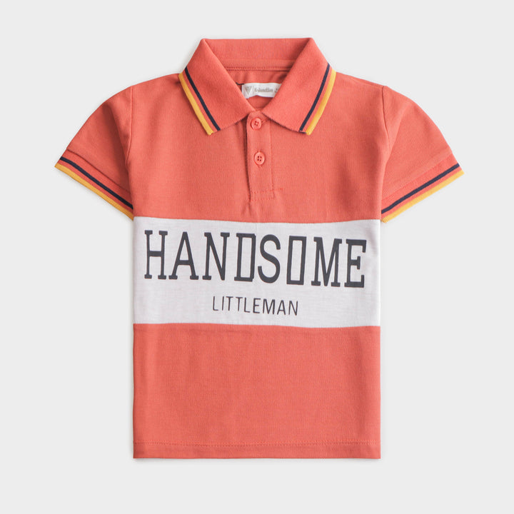 Boys Half Sleeves Polo T-Shirt