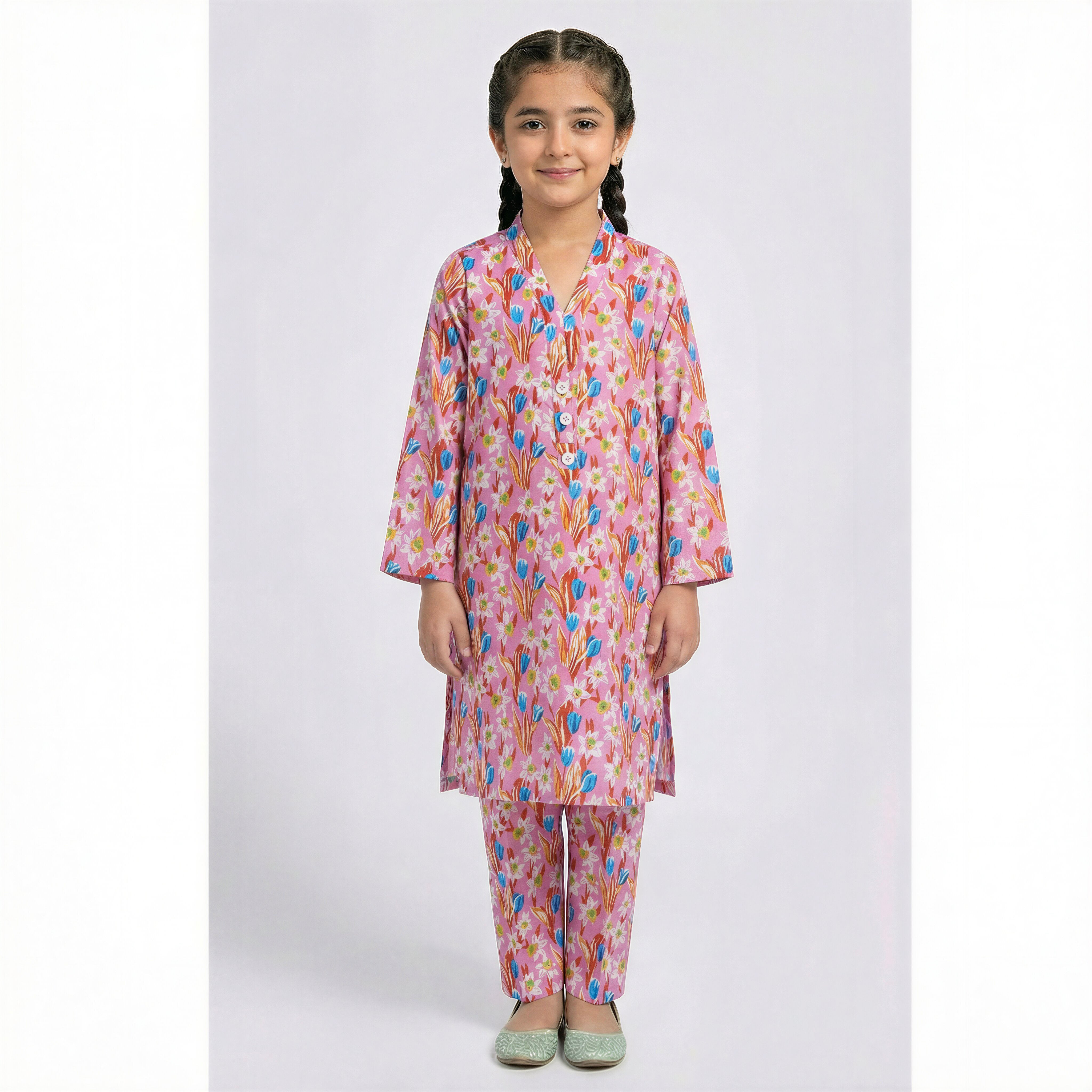 Girls Ethnic 2 Pcs Set
