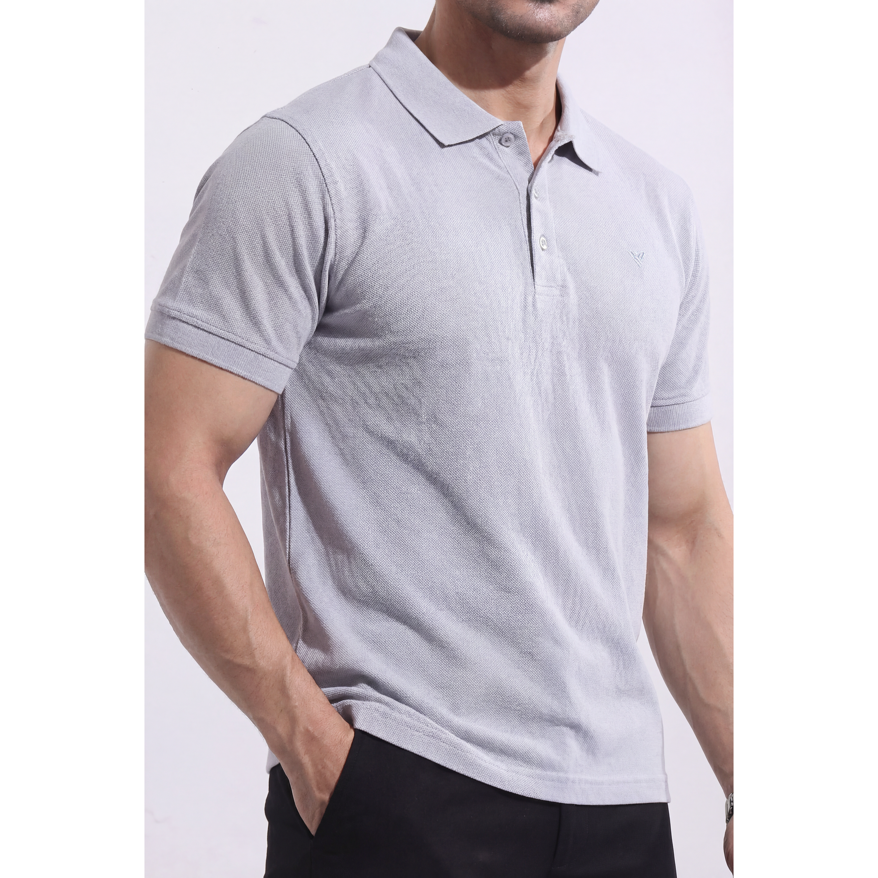 Men's Pique Half Sleeve Polo