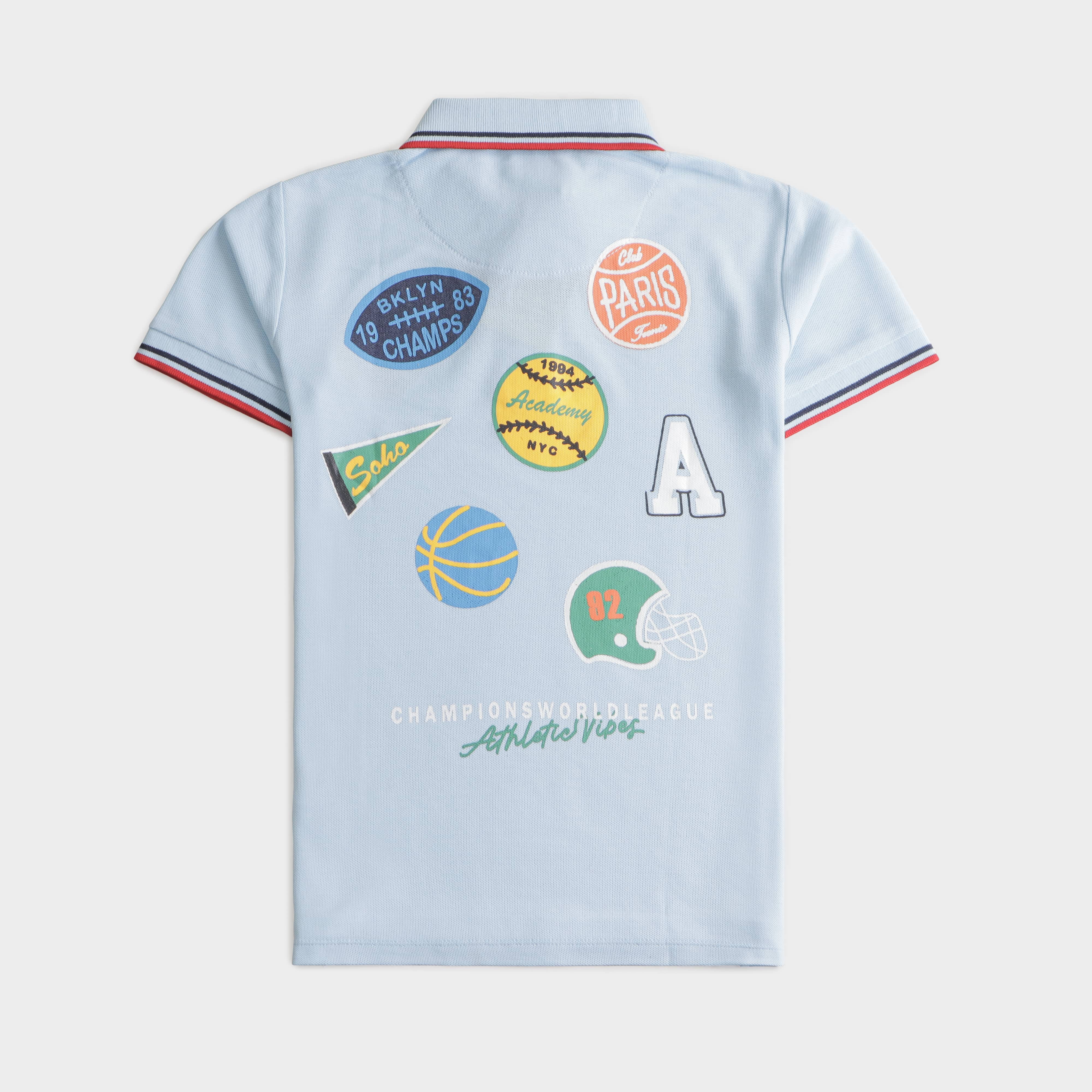 Boys Half Sleeves Polo T-Shirt