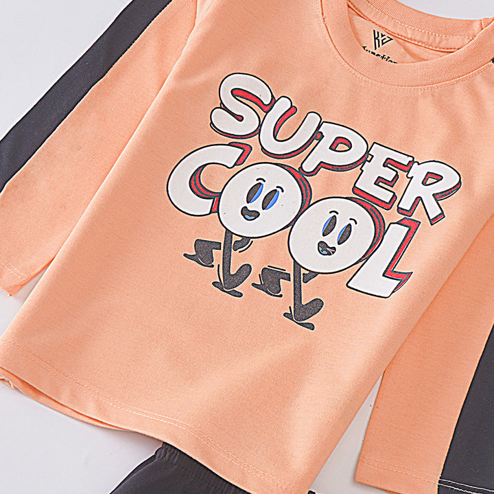 Infant Baba Printed Full Sleeve Suit (Super-Cool)