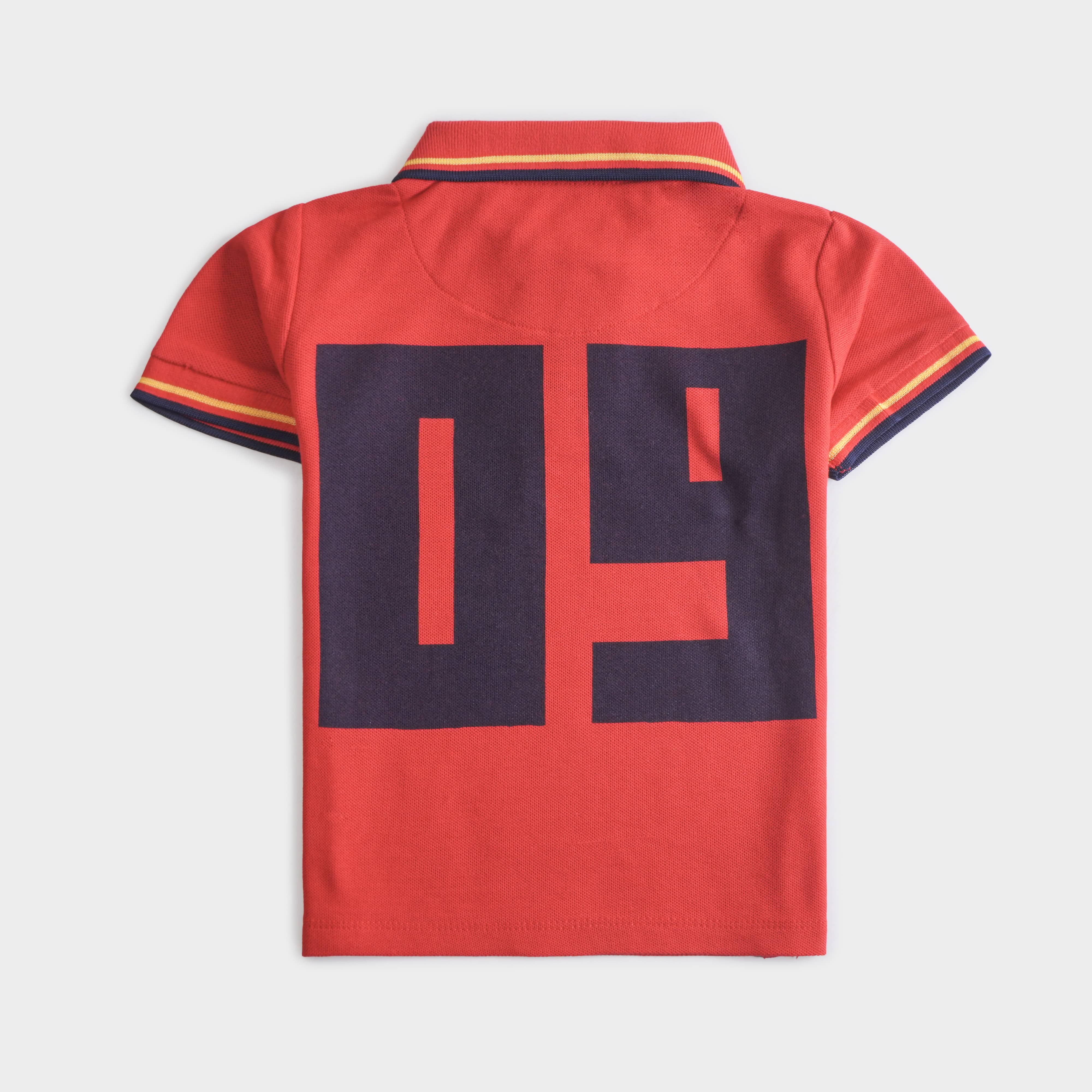 Boys Half Sleeves Polo T-Shirt