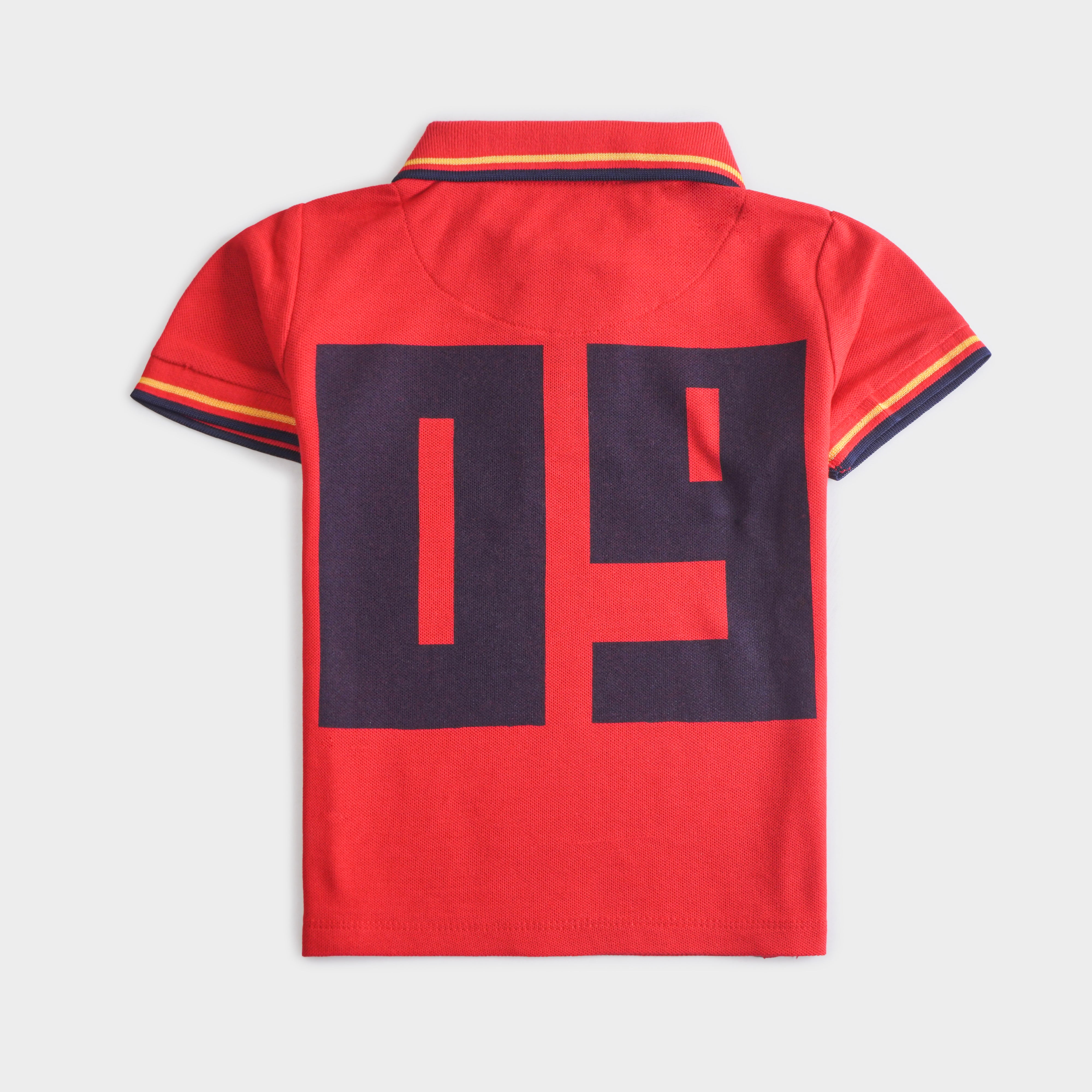 Boys Half Sleeves Polo T-Shirt