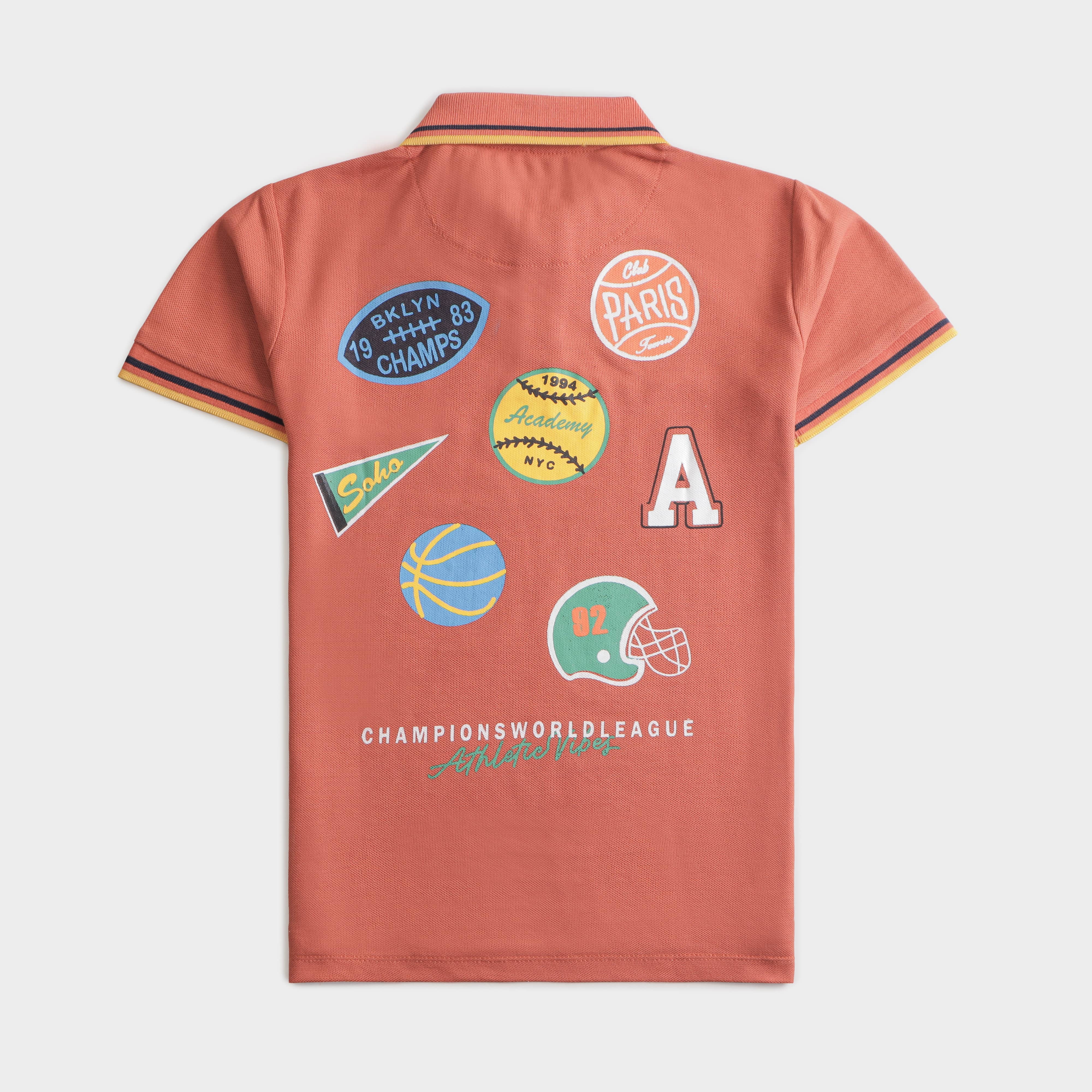 Boys Half Sleeves Polo T-Shirt