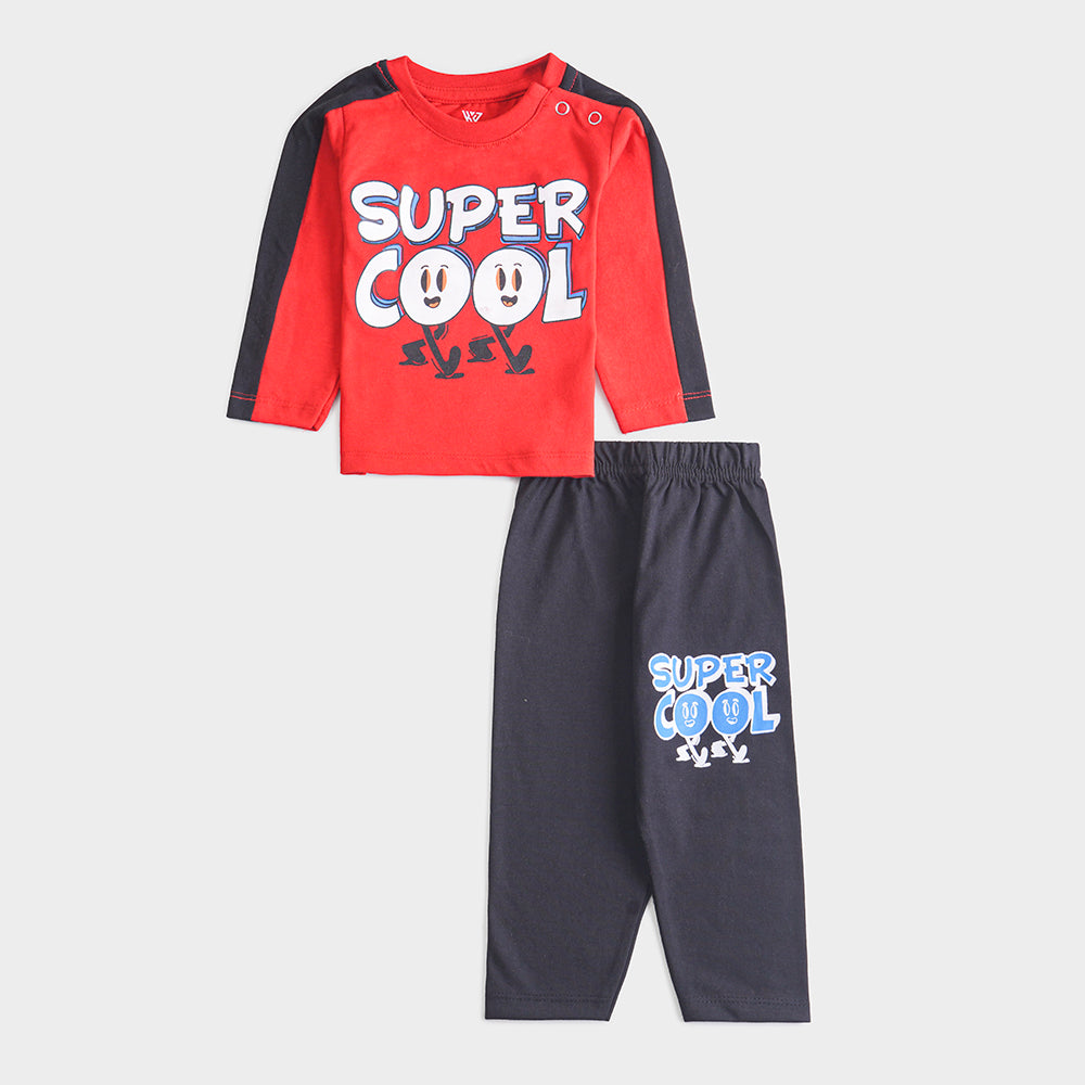 Infant Baba Printed Full Sleeve Suit (Super-Cool)