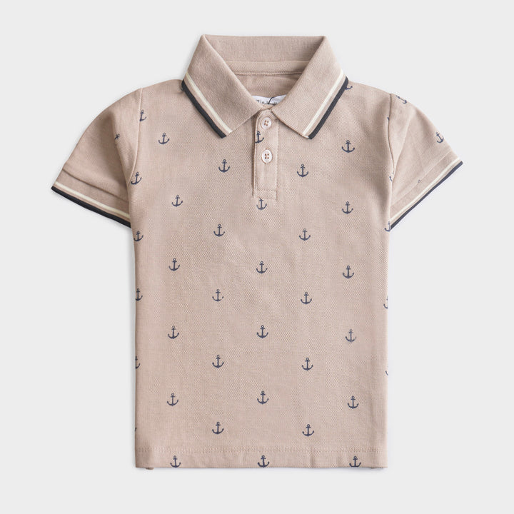 Boys Half Sleeves Polo T-Shirt