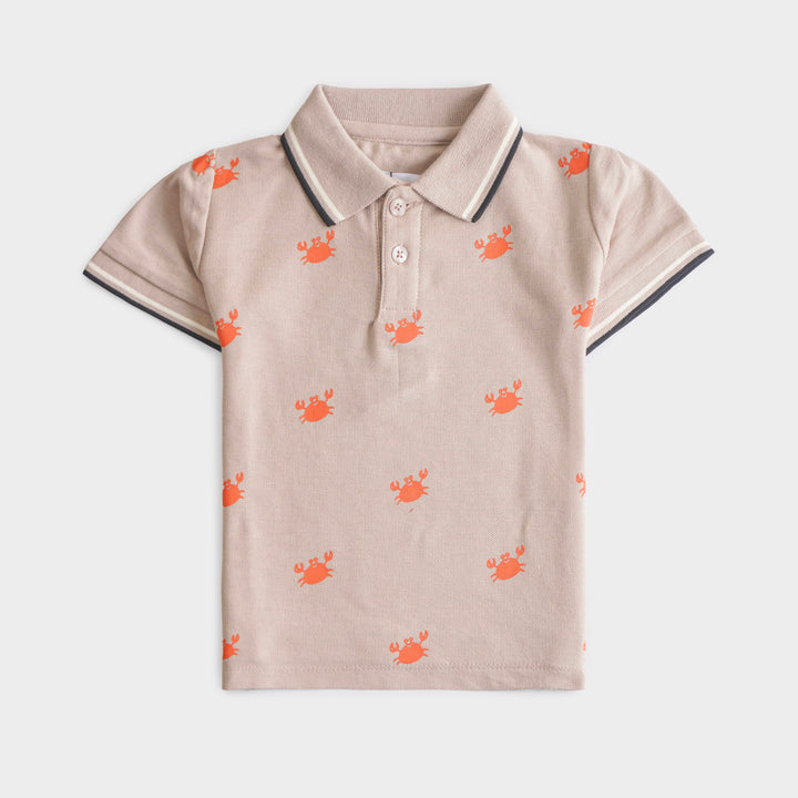 Boys Half Sleeves Polo T-Shirt