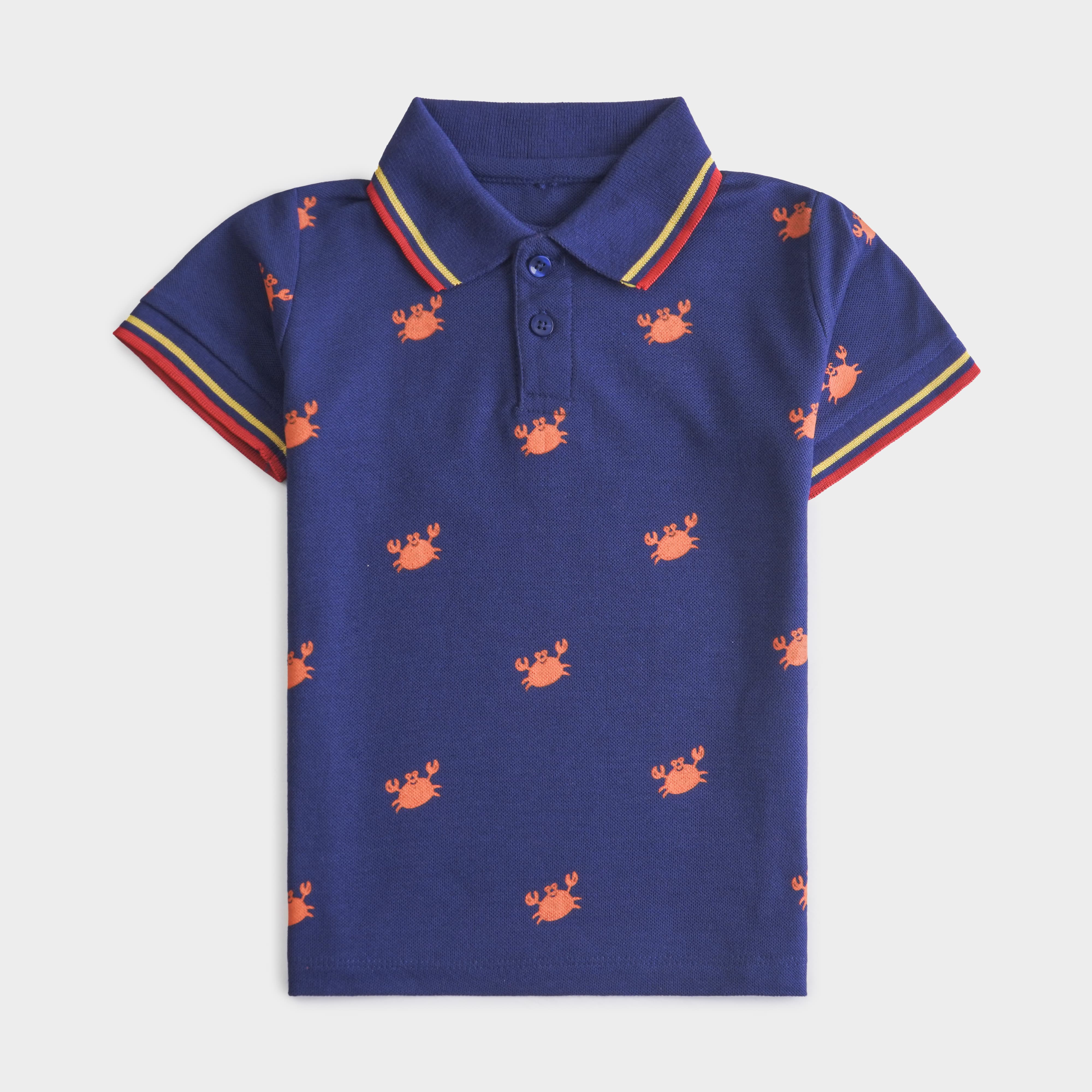 Boys Half Sleeves Polo T-Shirt