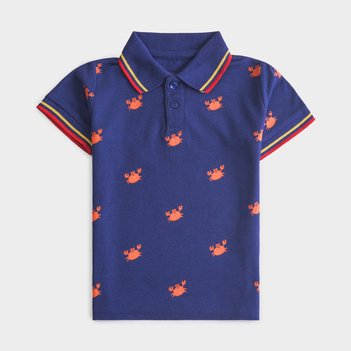Boys Half Sleeves Polo T-Shirt