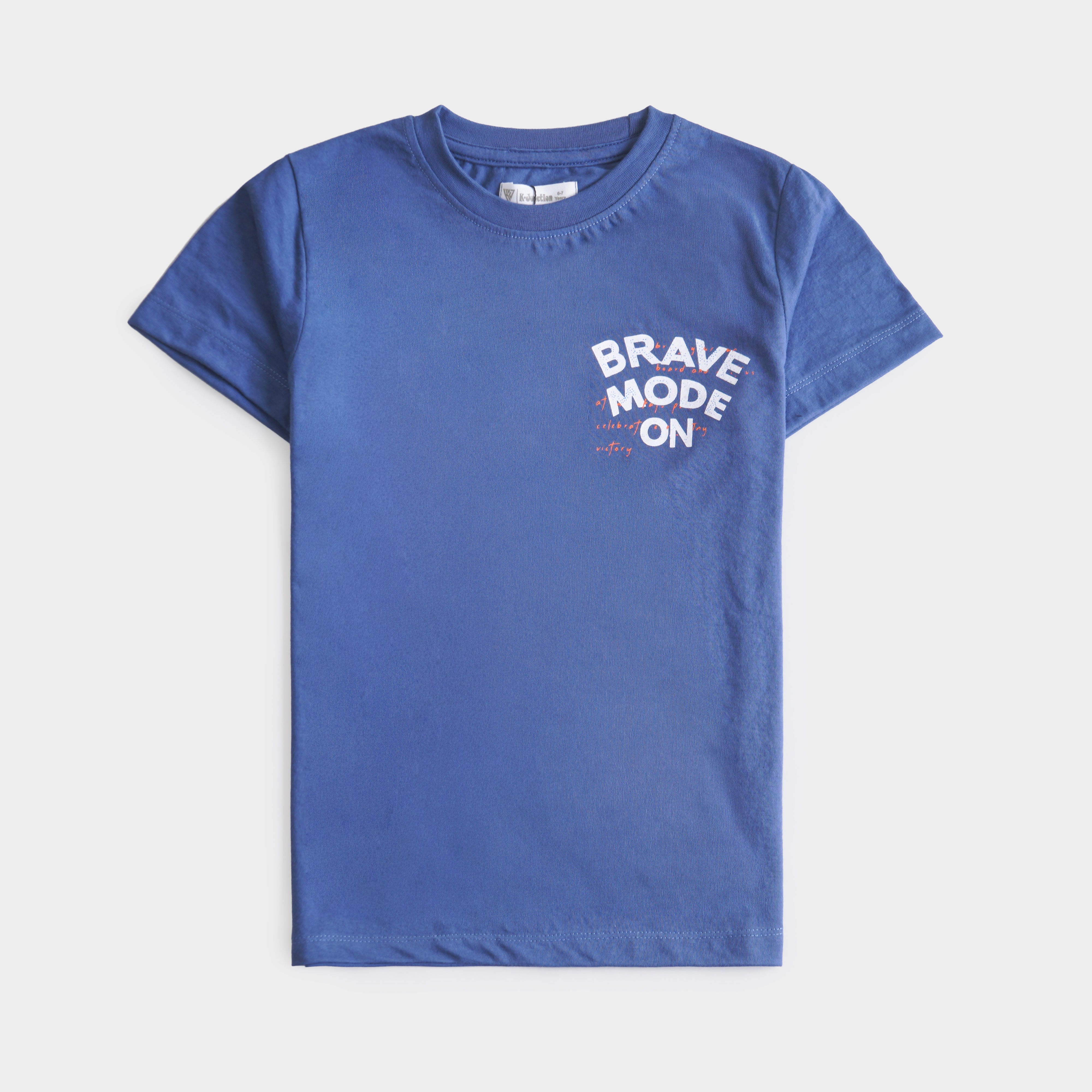 Boys Half Sleeves-Printed T-Shirt
